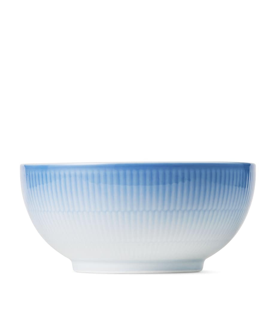 Royal Copenhagen Porcelain Iris Bowl (18cm) Blue Image 1