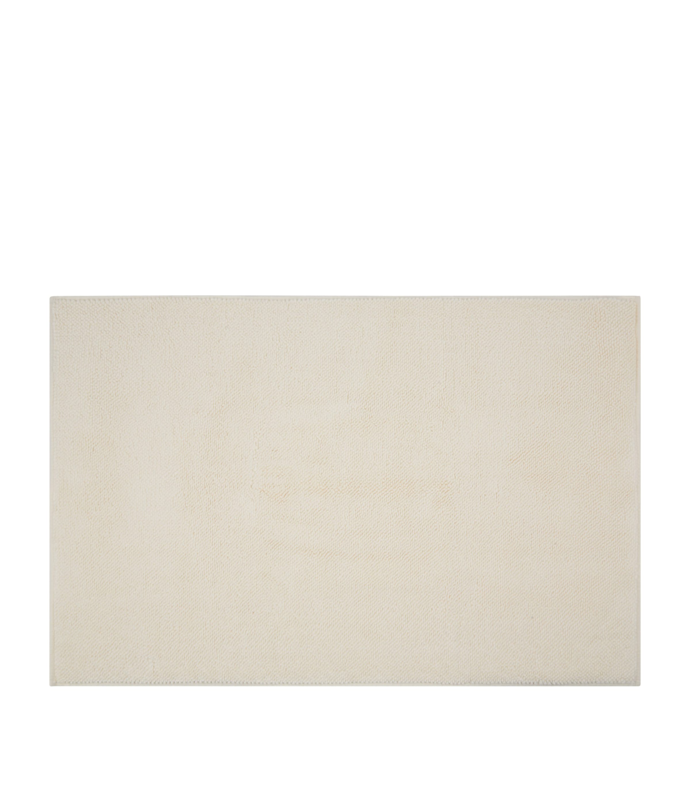 Hamam Pera Cotton Bath Mat In Ivory