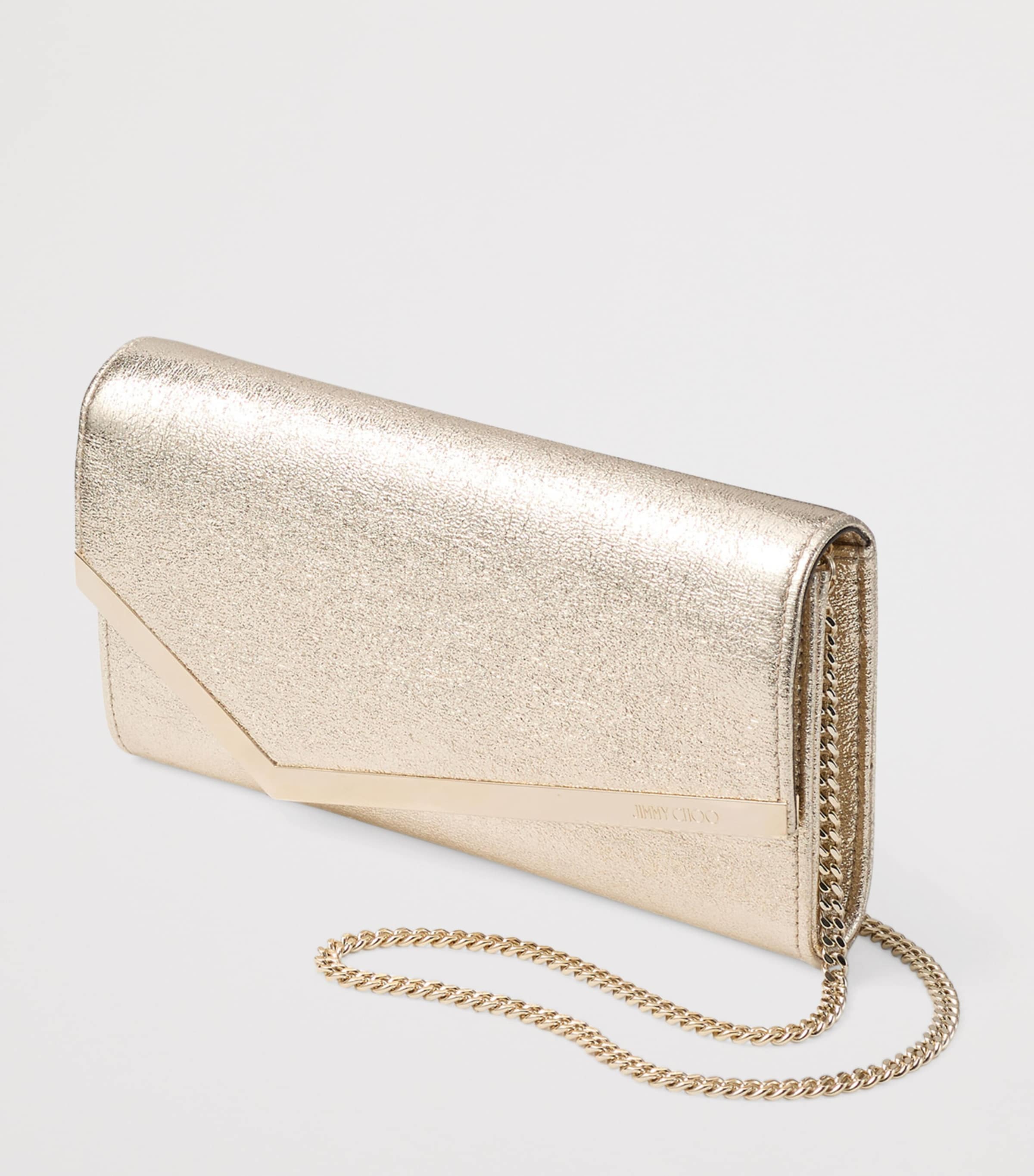 Jimmy Choo Emmie Clutch Bag Platinum Ice/light G Image 2