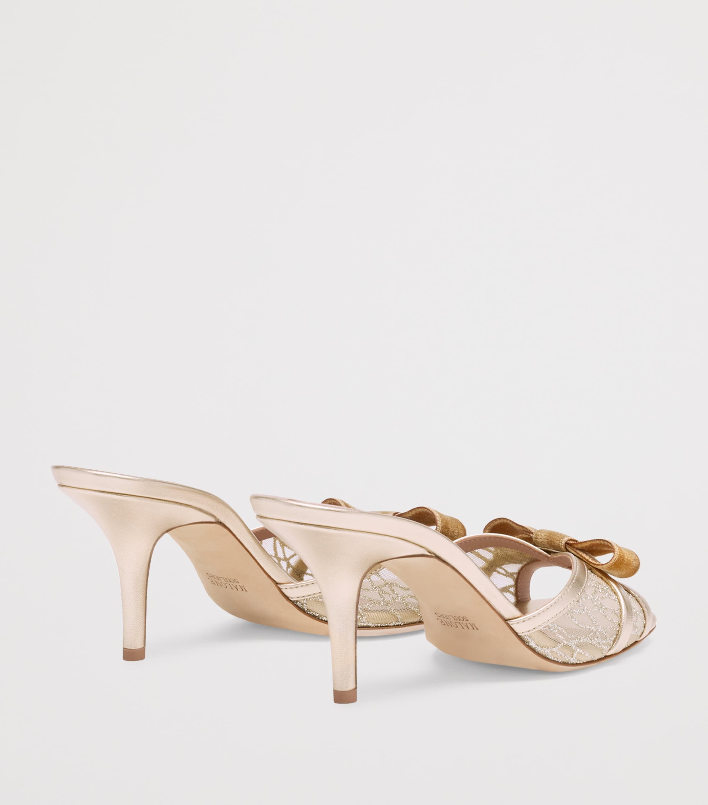 Glittered Perla Heeled Sandals 70 GOLD Image 4