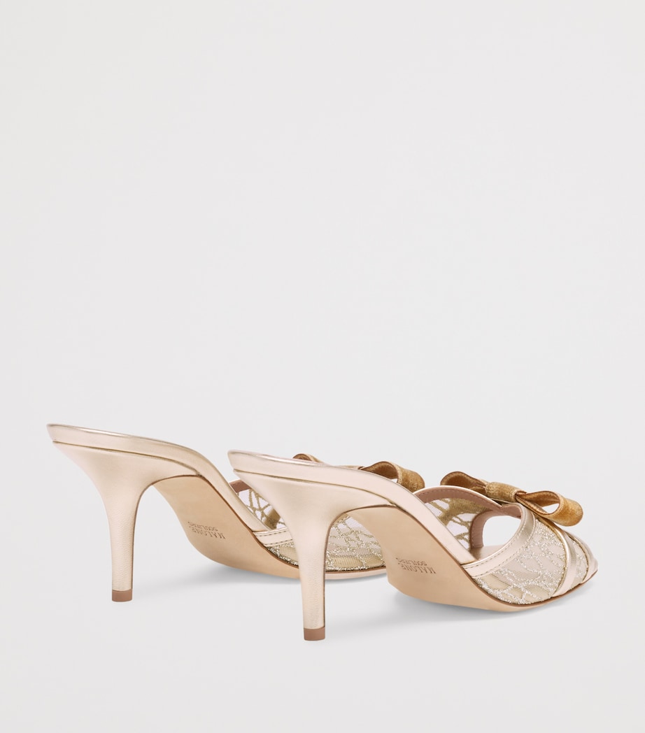 Glittered Perla Heeled Sandals 70 GOLD Image 4