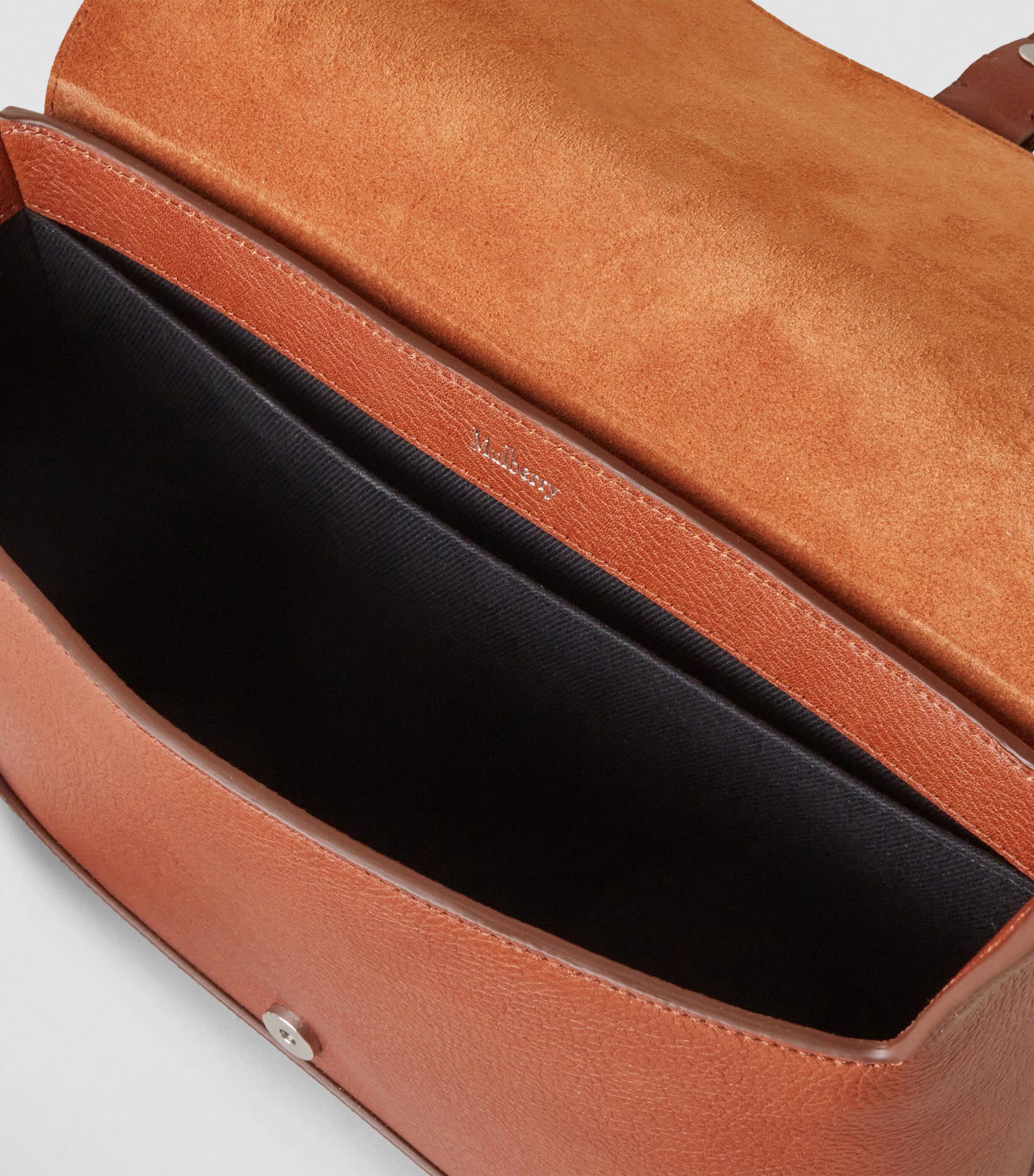 Mulberry Small Leather Chiltern Messenger Bag Oak Image 4