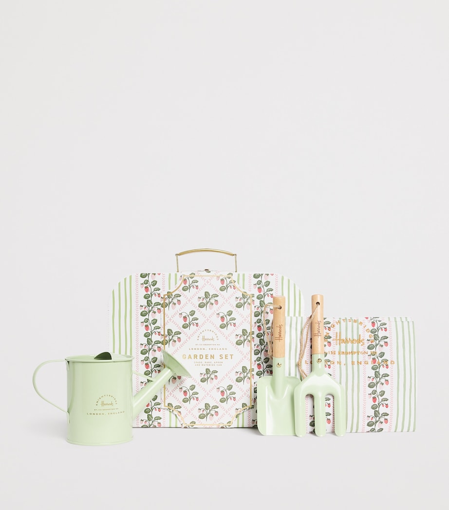 Harrods Strawberry Gardening Suitcase Set Image 2