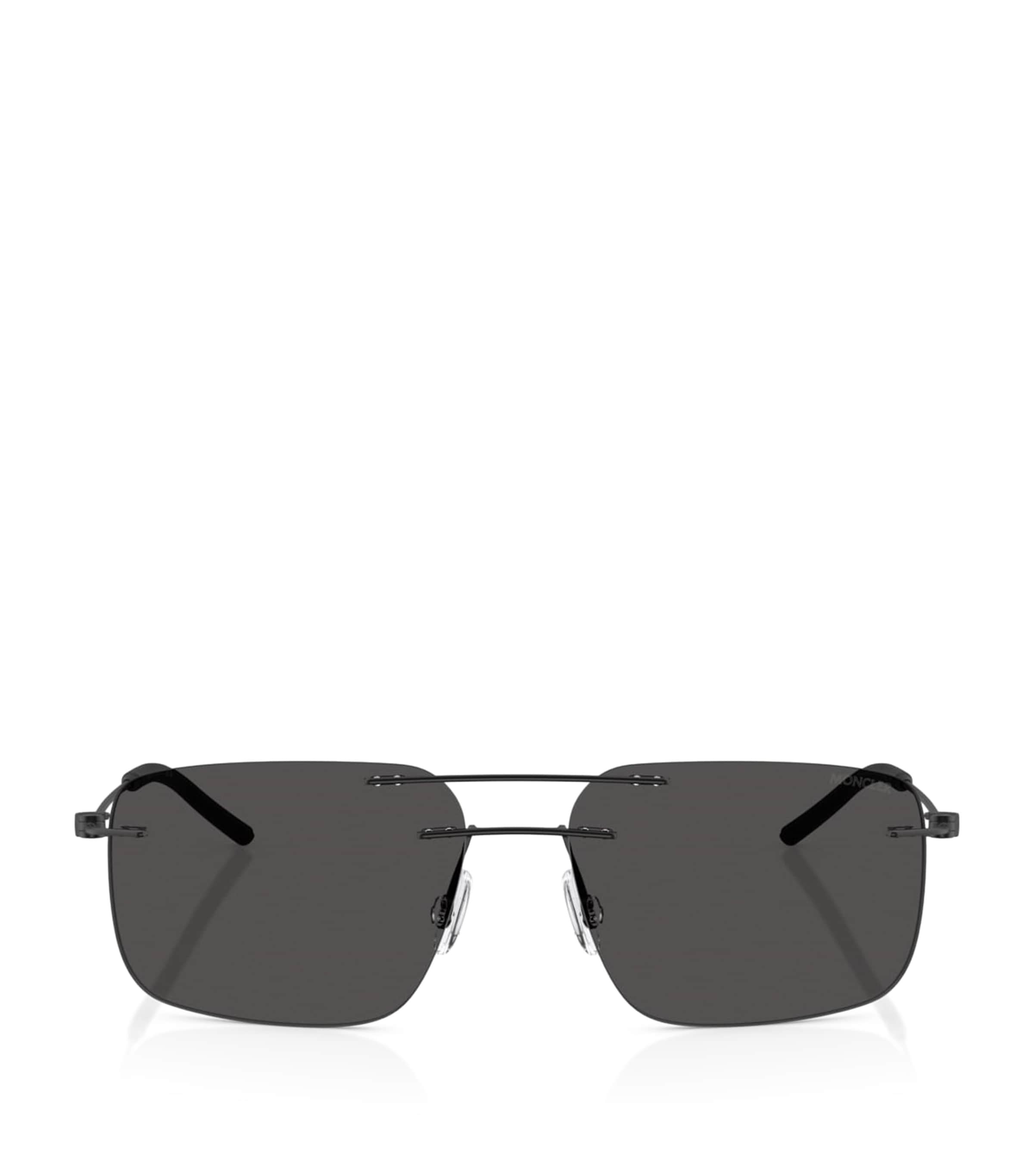 Moncler Steel Doppler Me4003 Sunglasses In Black