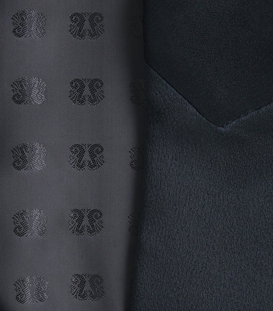 Satin Everynight Double-Breasted Blazer 0017 DARK NAVY Image 5