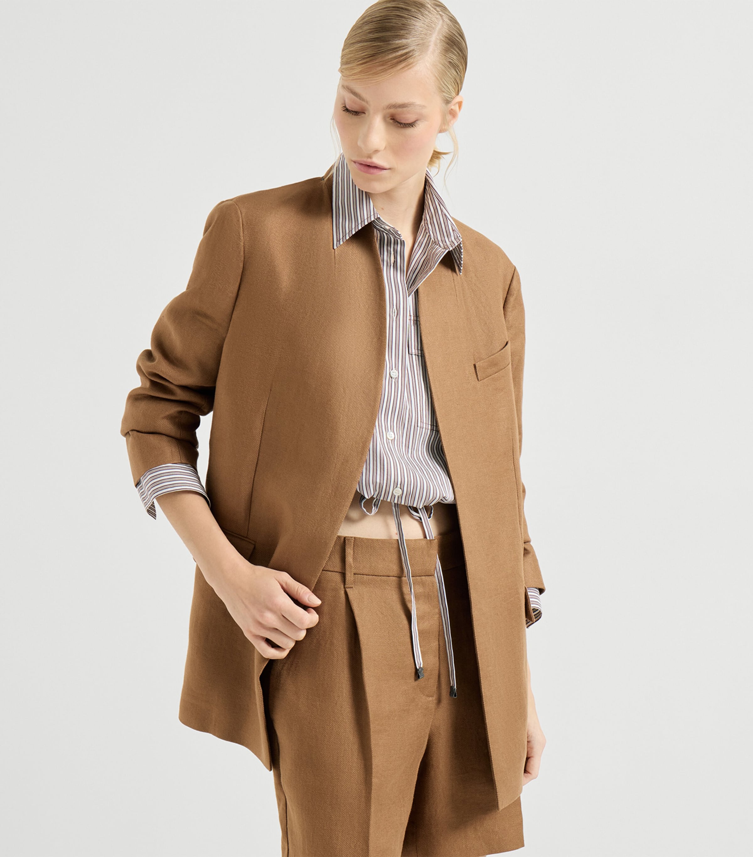 Linen Blazer C9850 Image 4