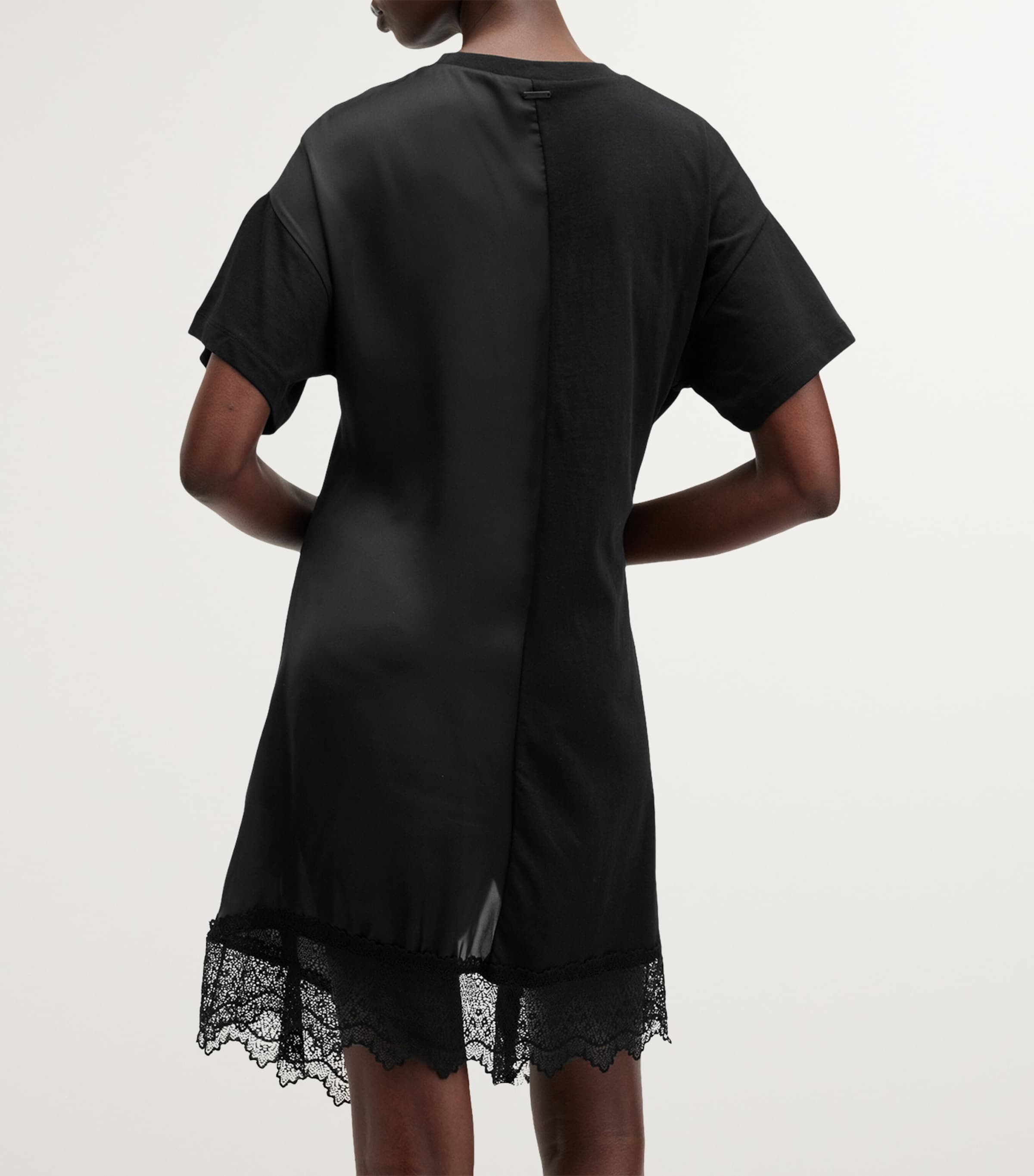 Lana Panelled Mini Dress BLACK Image 5