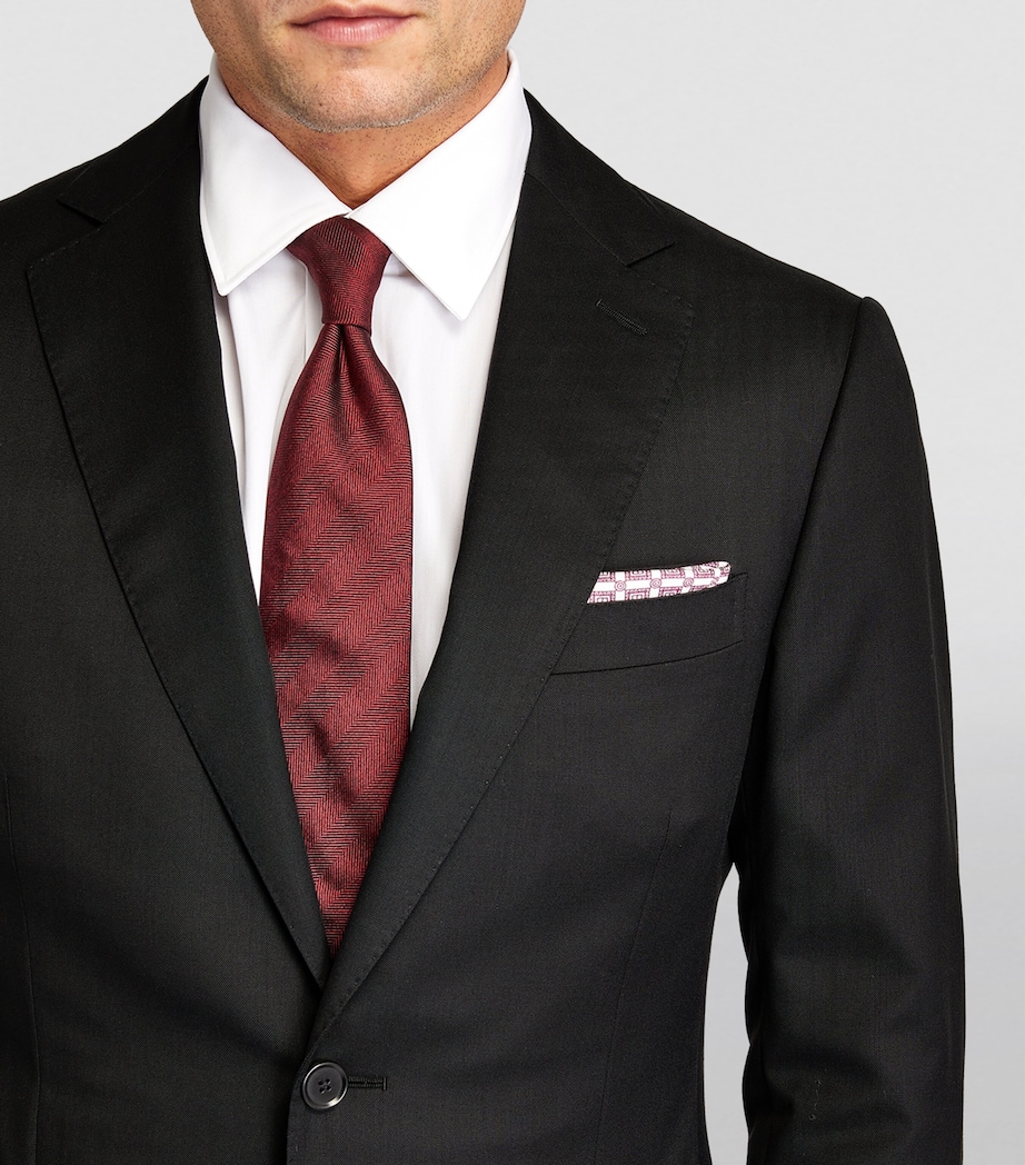 Wool 2-Piece Suit 20 BLACK Image 7