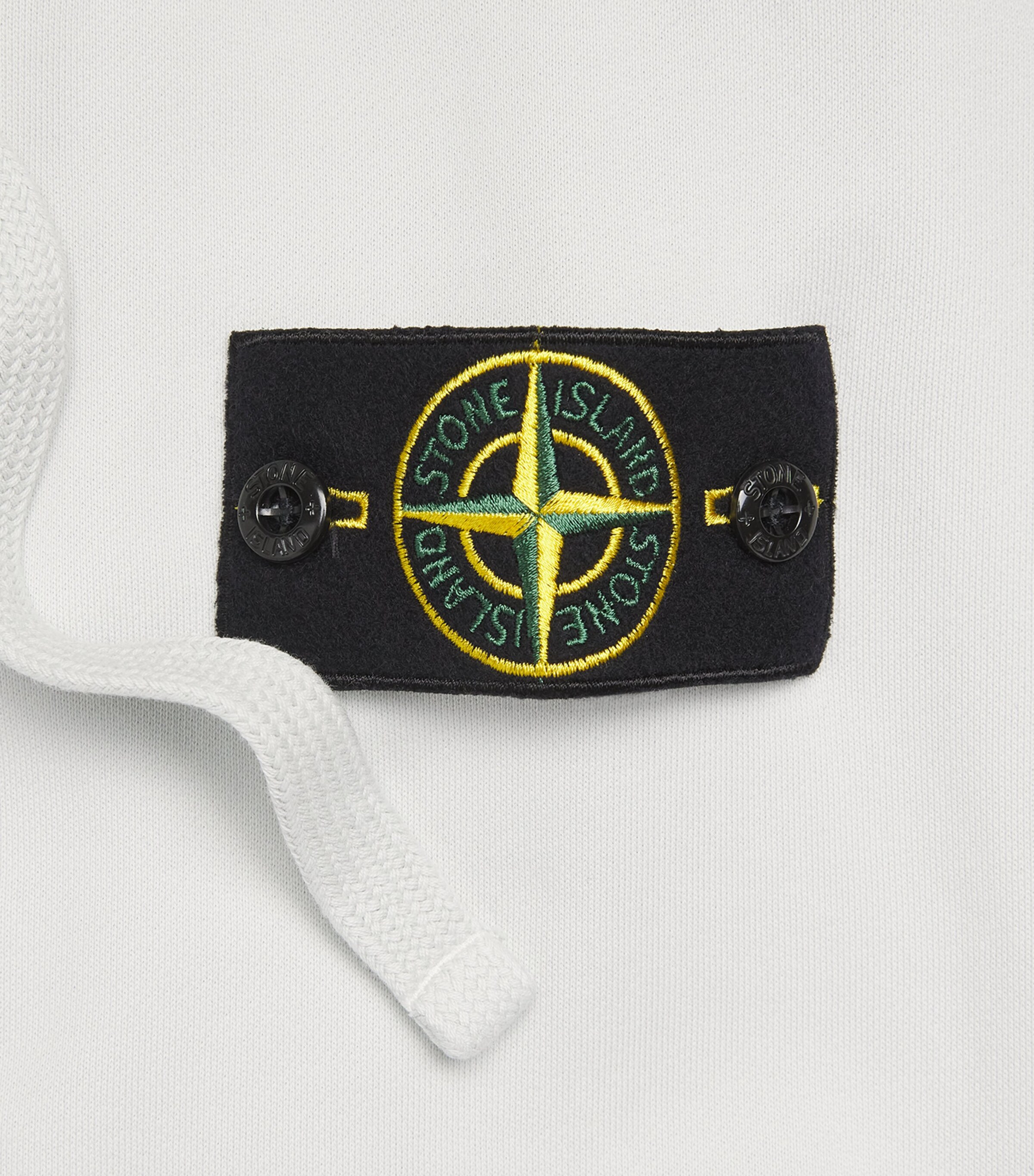 Stone Island Mens Organic Cotton Zip-Up Hoodie Image 6