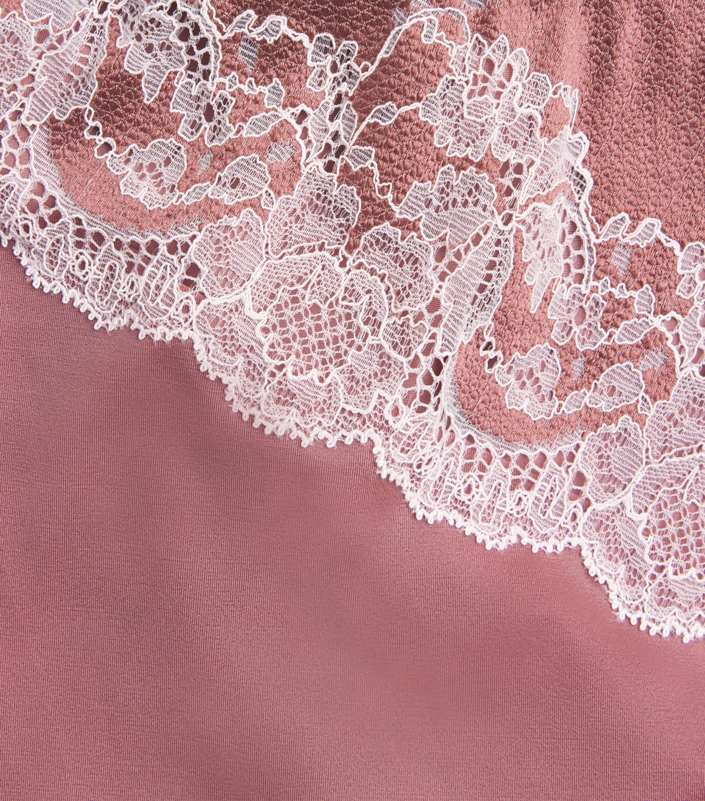 Wacoal Womens Modern Affair Chemise Brwn/crdl Pnk Image 5