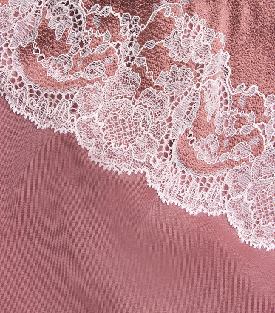 Wacoal Womens Modern Affair Chemise Brwn/crdl Pnk Image 5