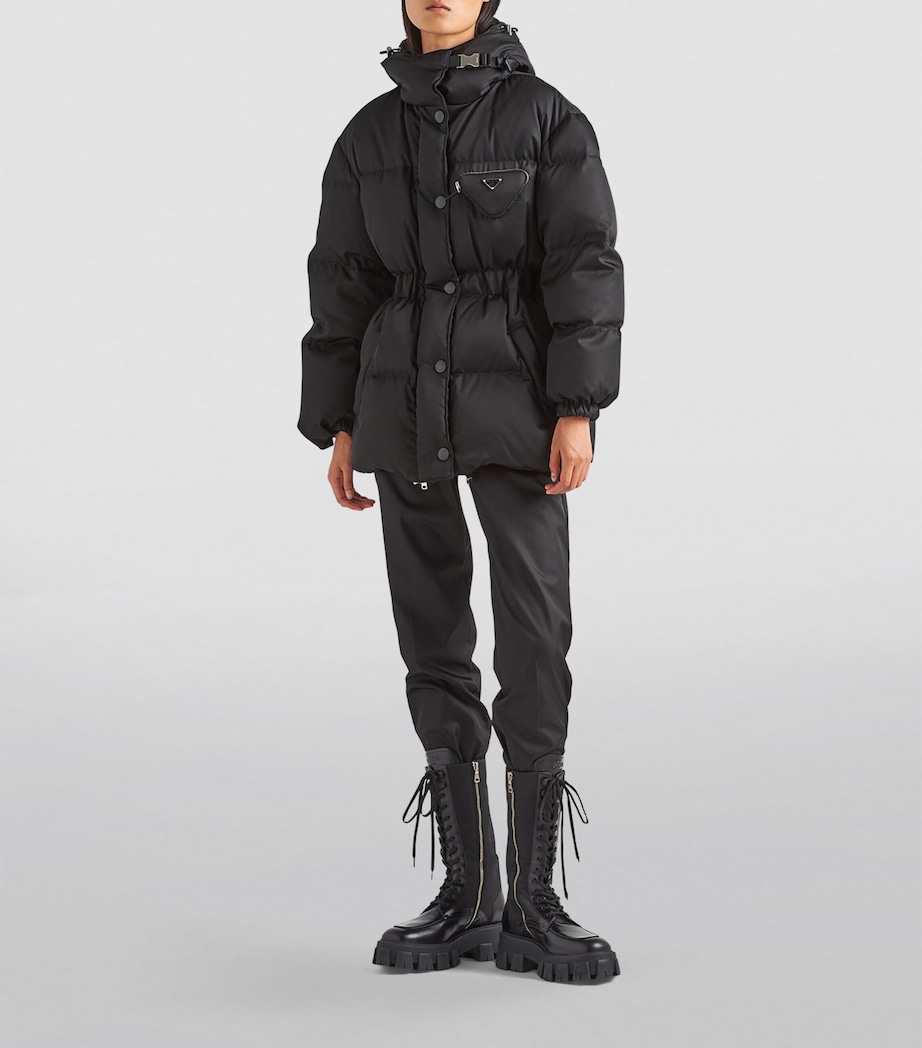 Hooded Re-Nylon Puffer Jacket F0002 Image 2
