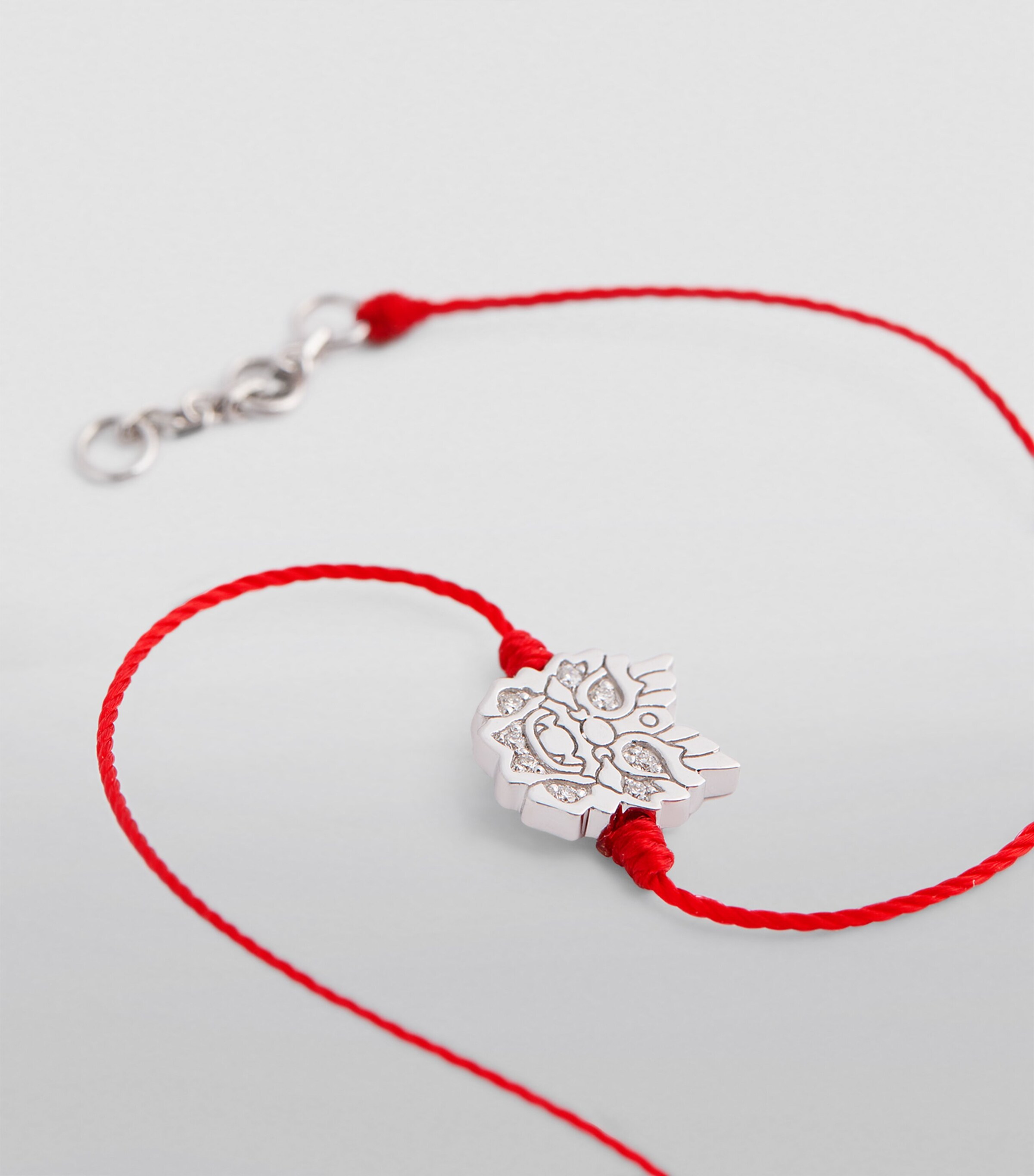 Redline White Gold and Diamond Lucky Dragon Bracelet White Gold Image 5