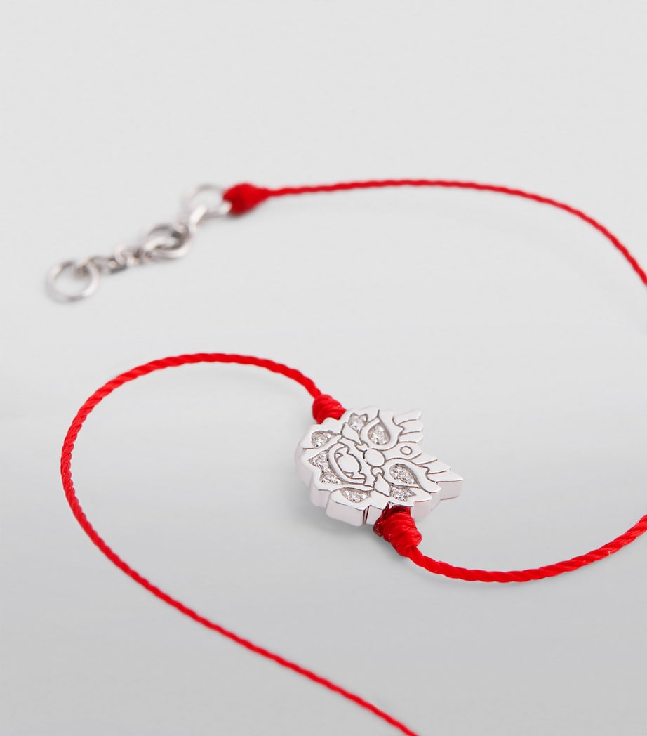 Redline White Gold and Diamond Lucky Dragon Bracelet White Gold Image 5
