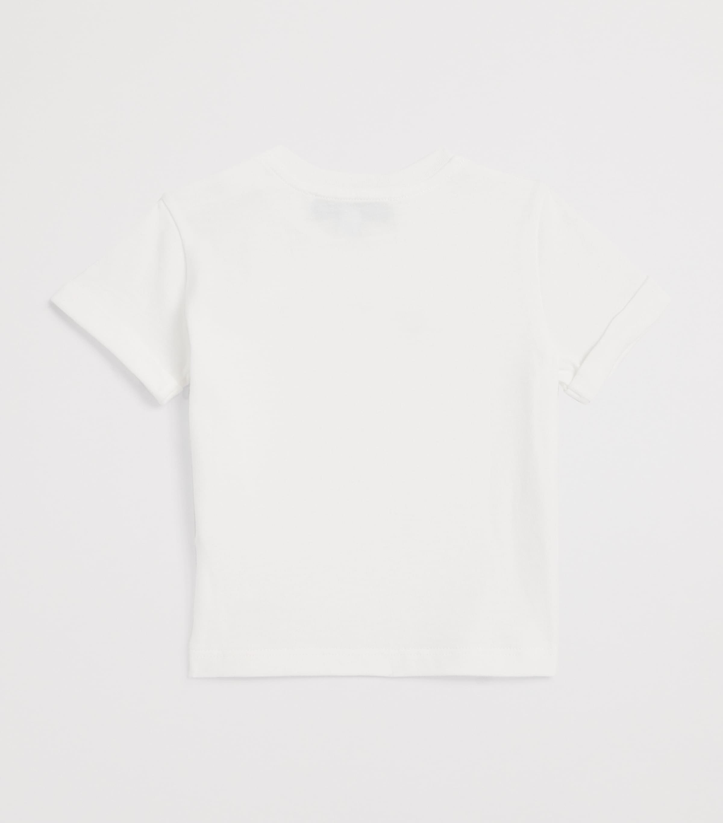 Cotton Jersey T-Shirt (3 Months – 4 Years) BLANC Image 2