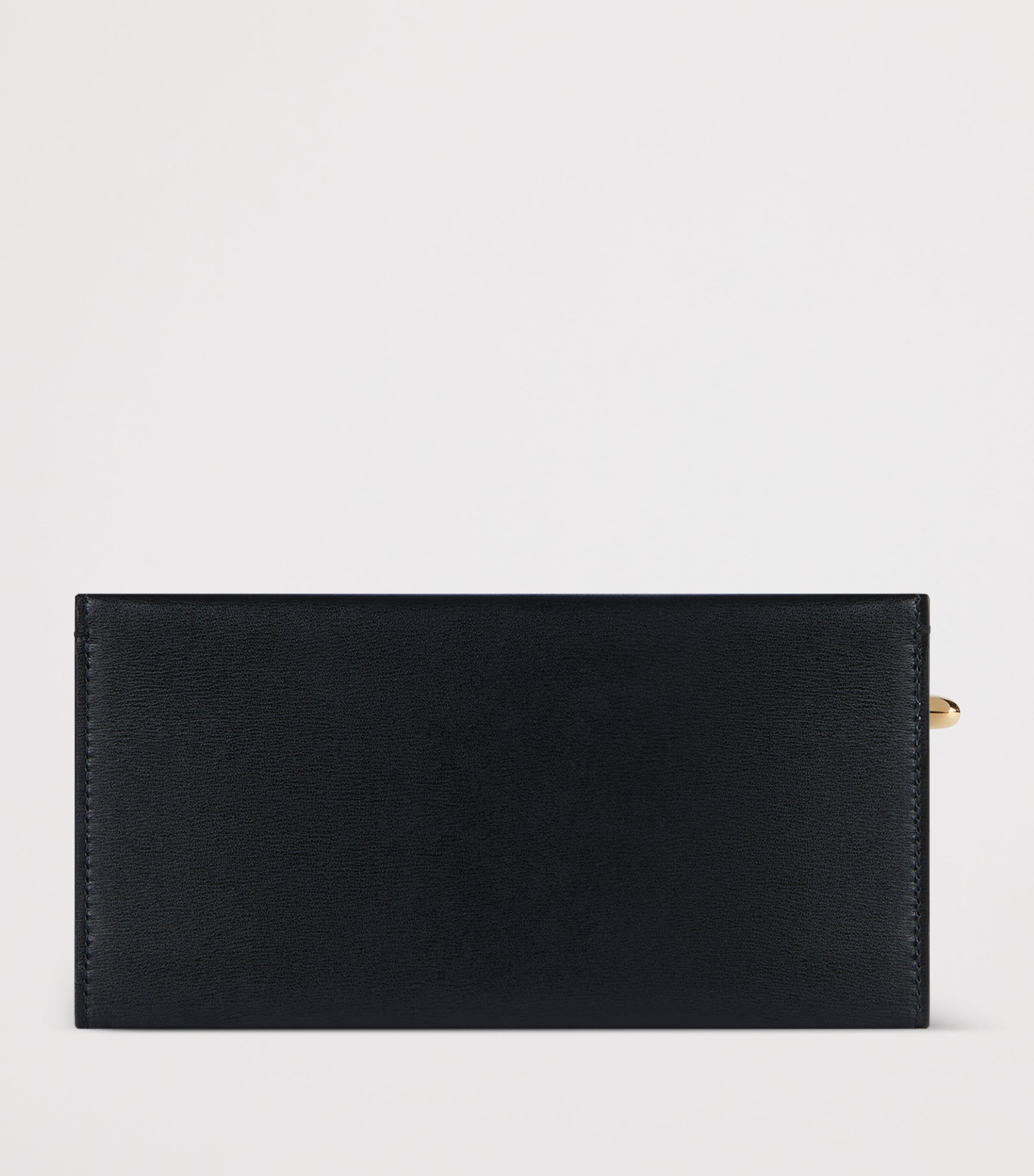 Leather Pinch Wallet BLACK Image 2