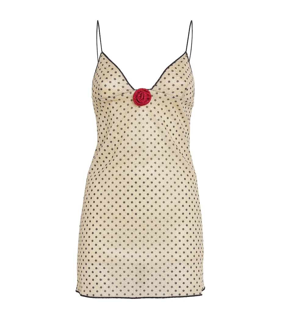 Rose Lumière Mini Dress BLACK POIS Image 1