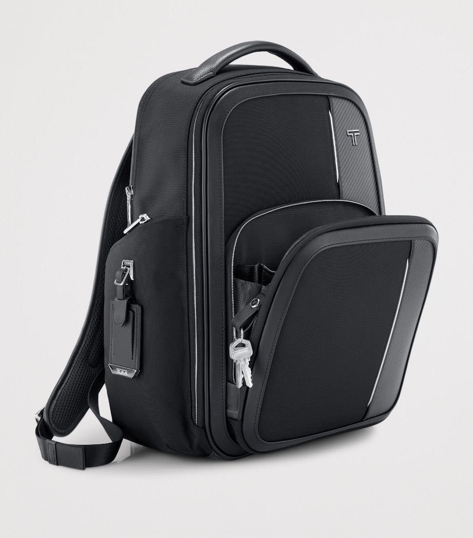 Tumi Leather Arrivé Barker Backpack Black Image 4