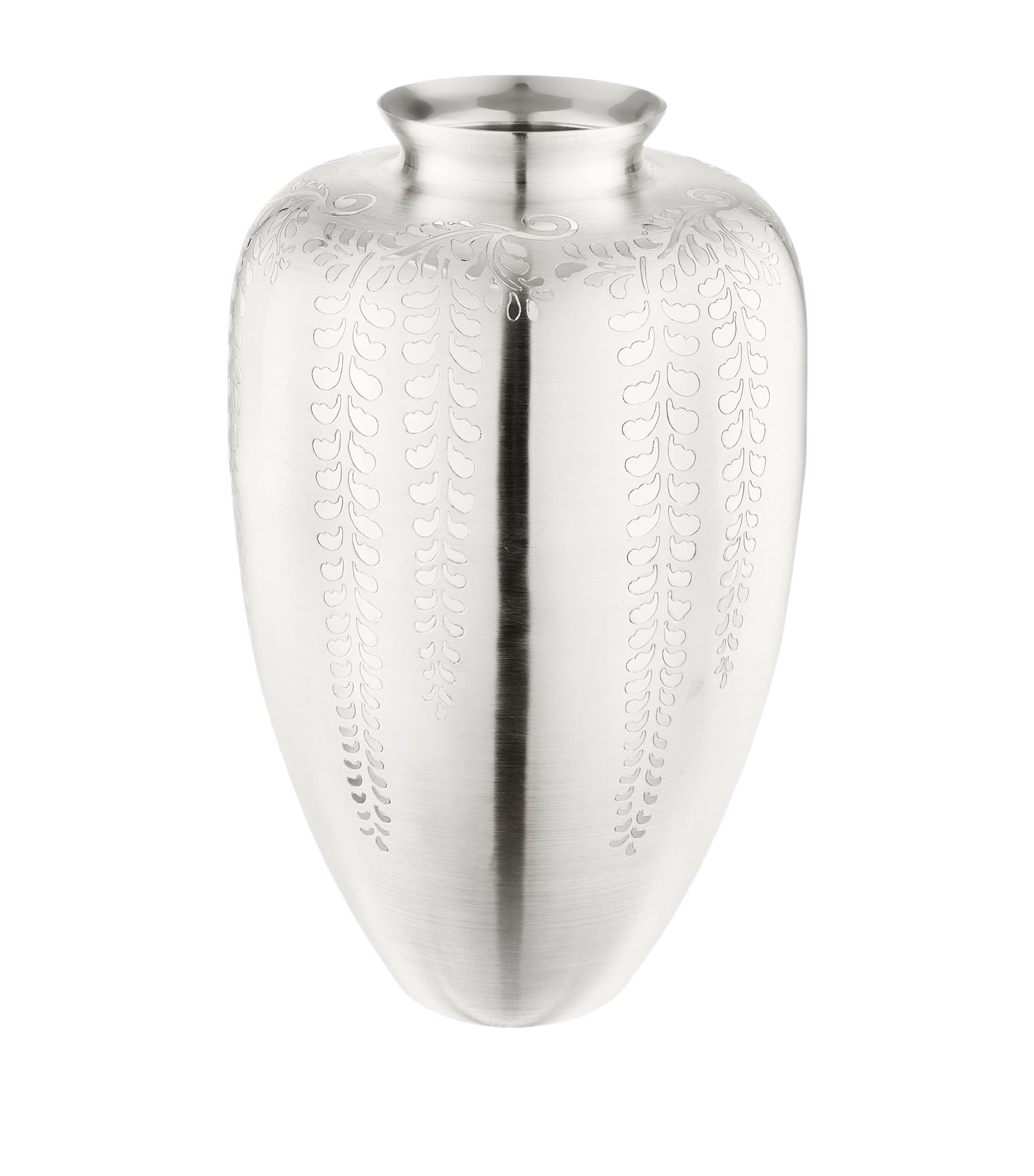 Christofle Haute Orfèvrerie Chute De Glycines Silver Vase (82cm) Silver Image 3