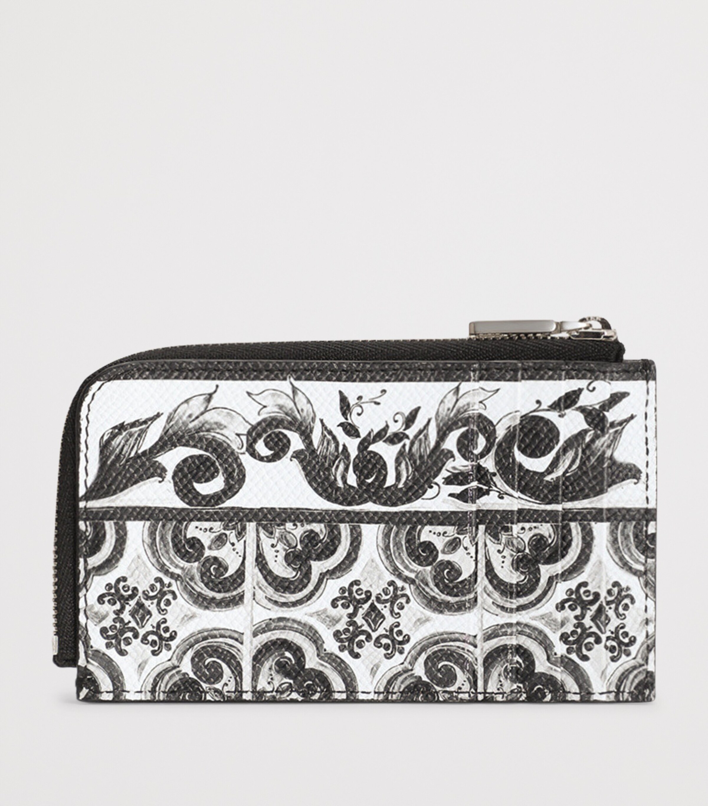 Grained Calfskin Majolica Cardholder IU3TN -  NERO Image 3