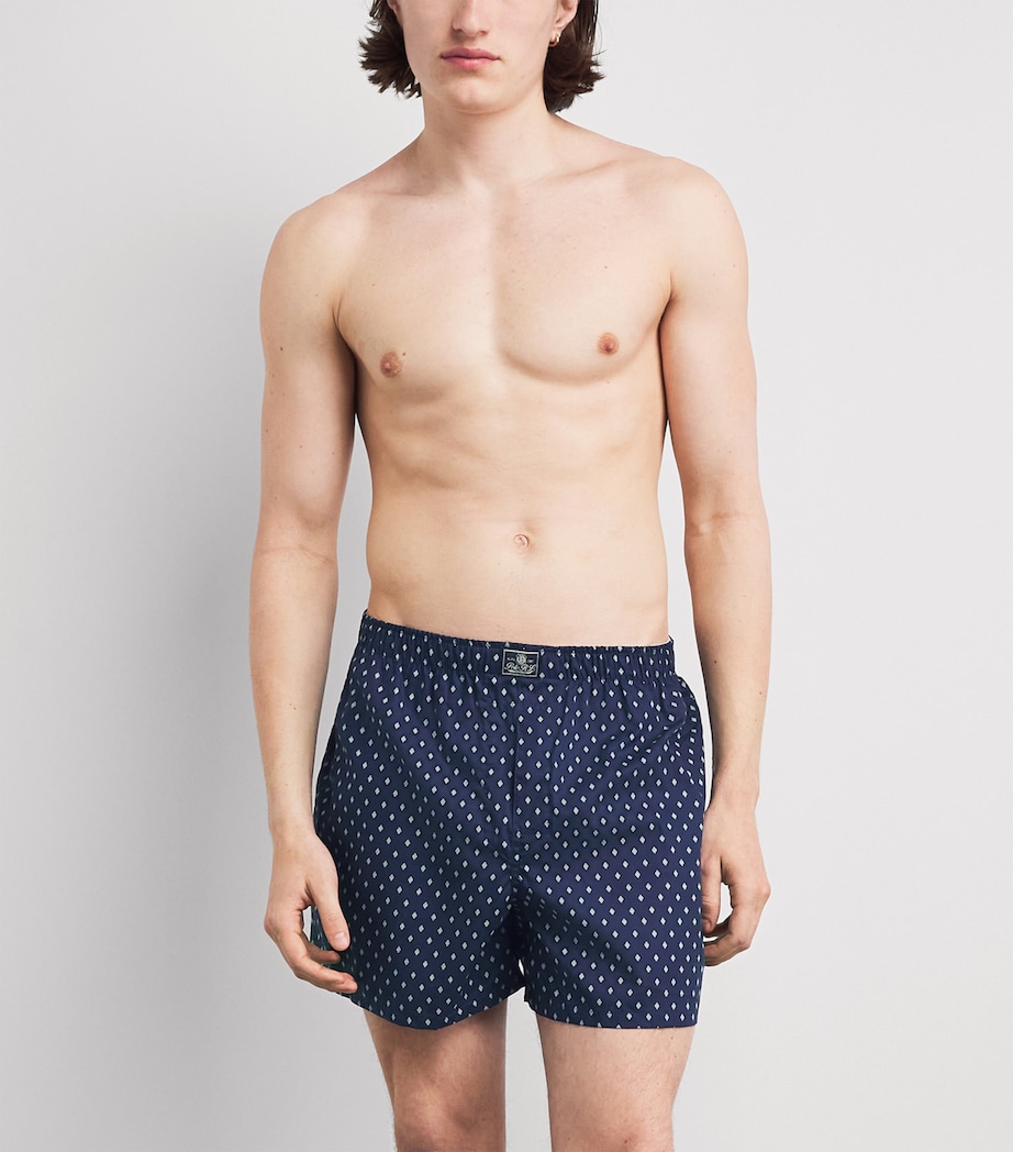 Polo Ralph Lauren Mens Cotton Classic Boxer Shorts (Pack of 3) Nvy Geo/seawd/blu St Image 2