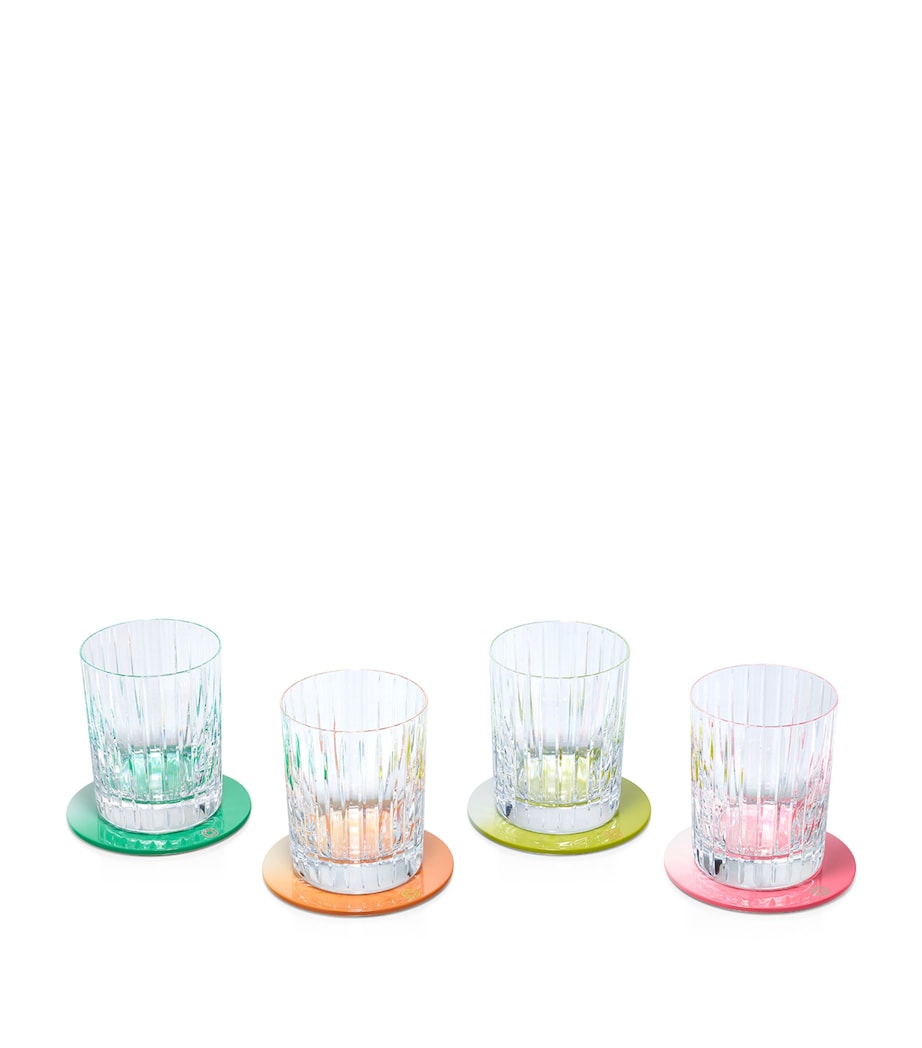 Octogone Coasters (Set of 4) CLEAR Image 4