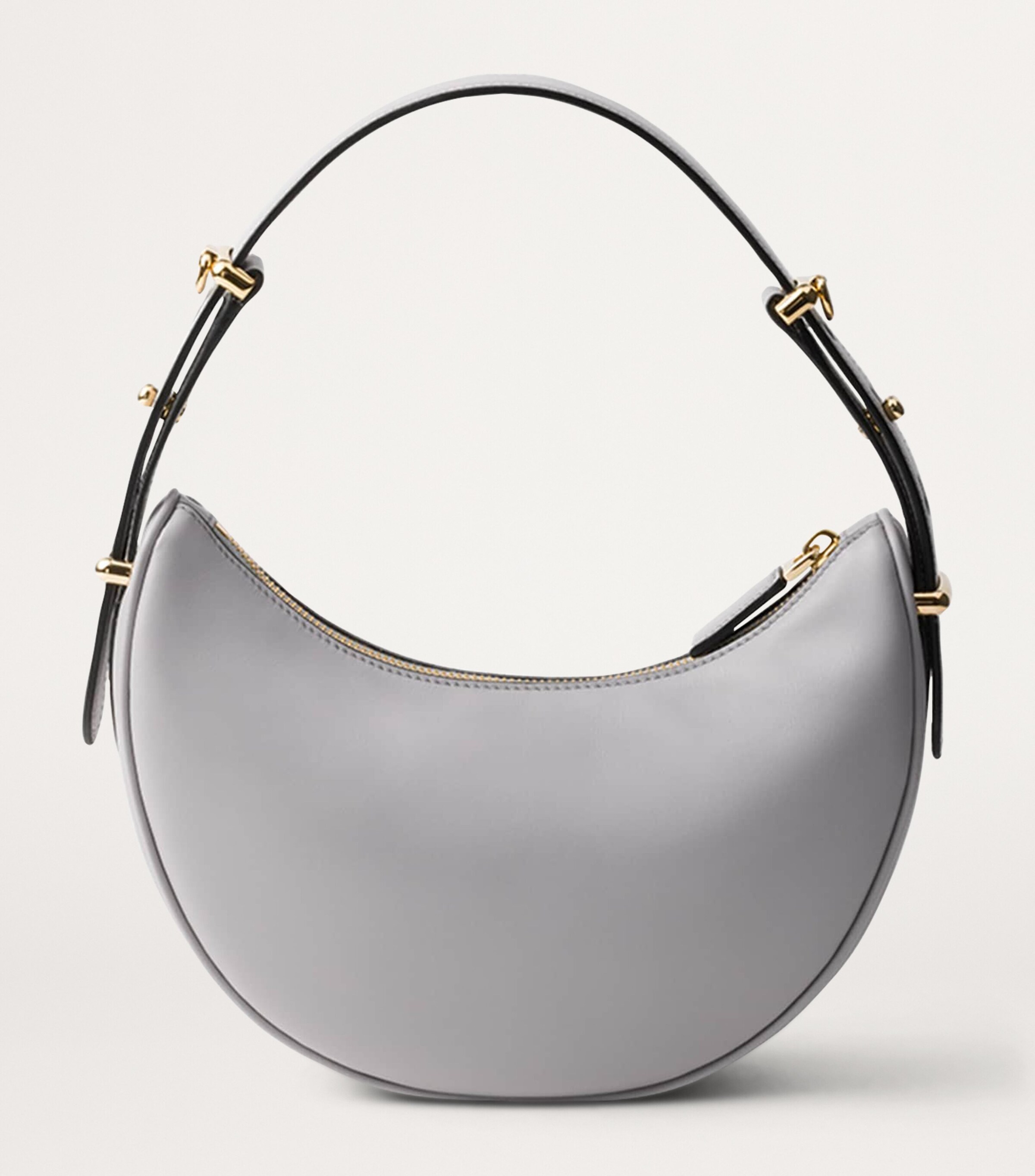 Leather Arqué Shoulder Bag F01IB Image 5