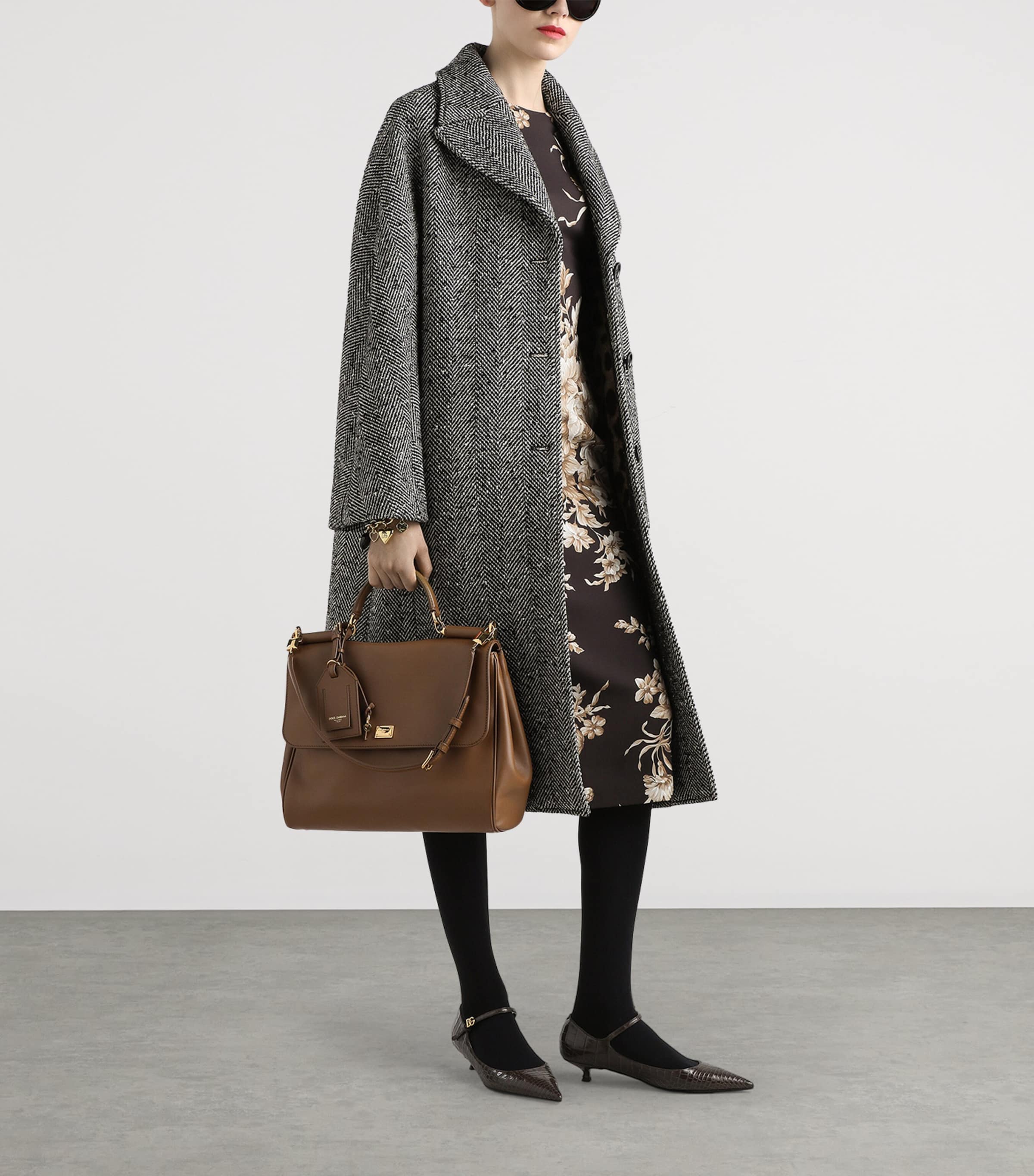 Virgin Wool Herringbone Overcoat S8030-FANTASY (NOT P Image 2