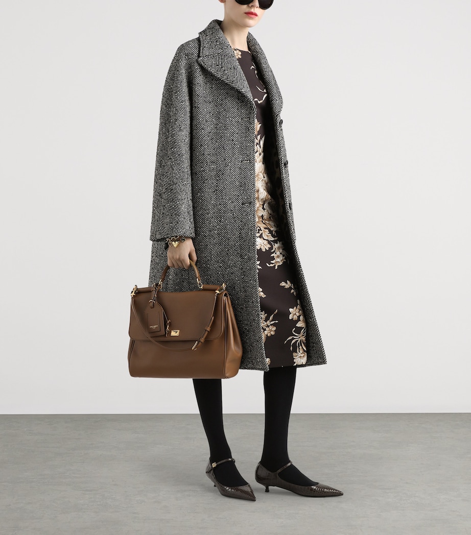 Virgin Wool Herringbone Overcoat S8030-FANTASY (NOT P Image 2