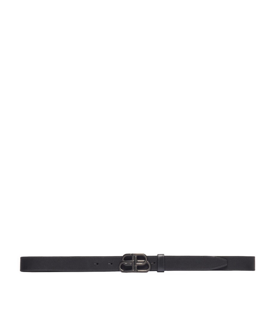 Balenciaga Leather BB Belt Image 1