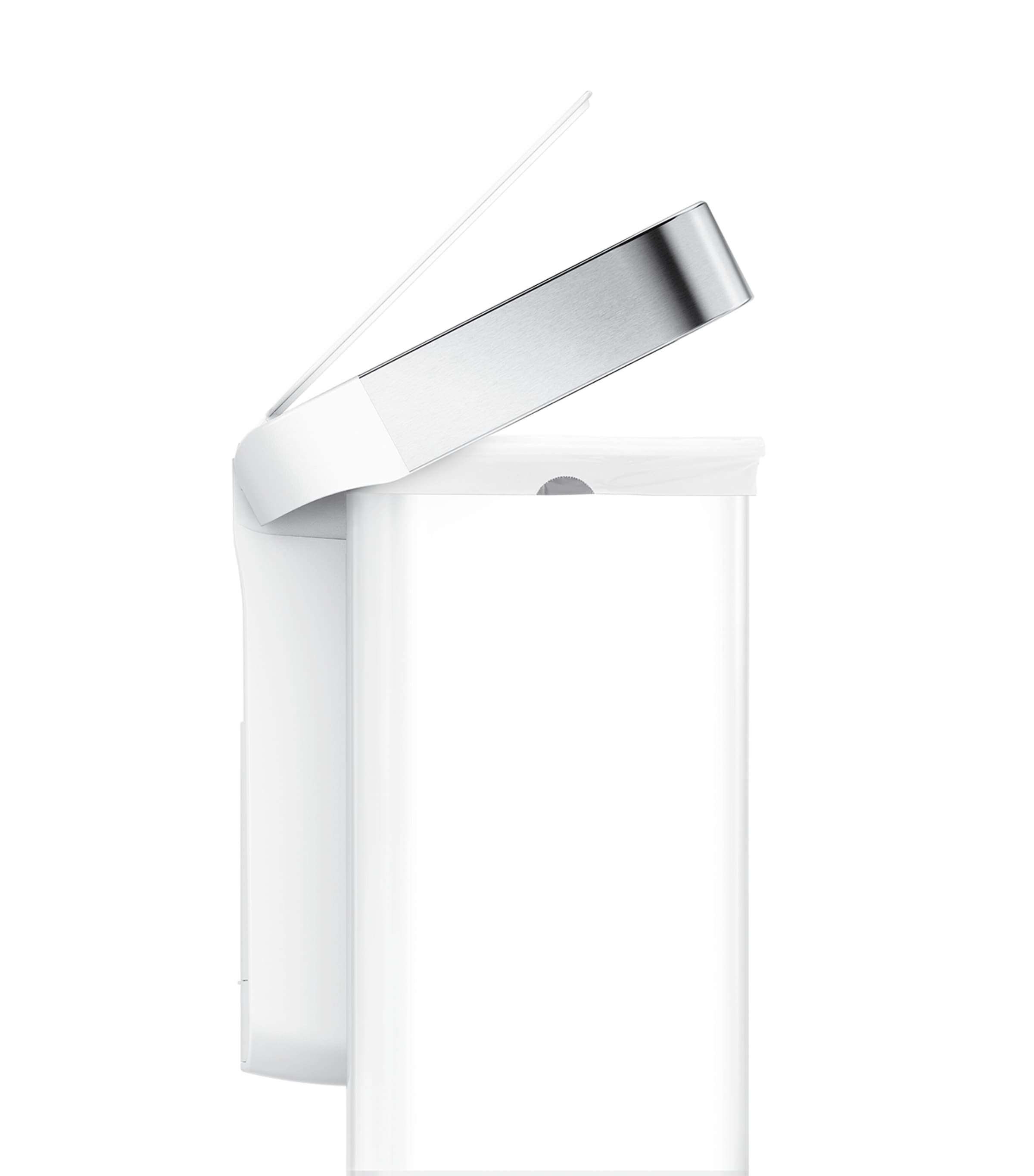 Simplehuman Rectangular Sensor Bin (58L) White Image 4