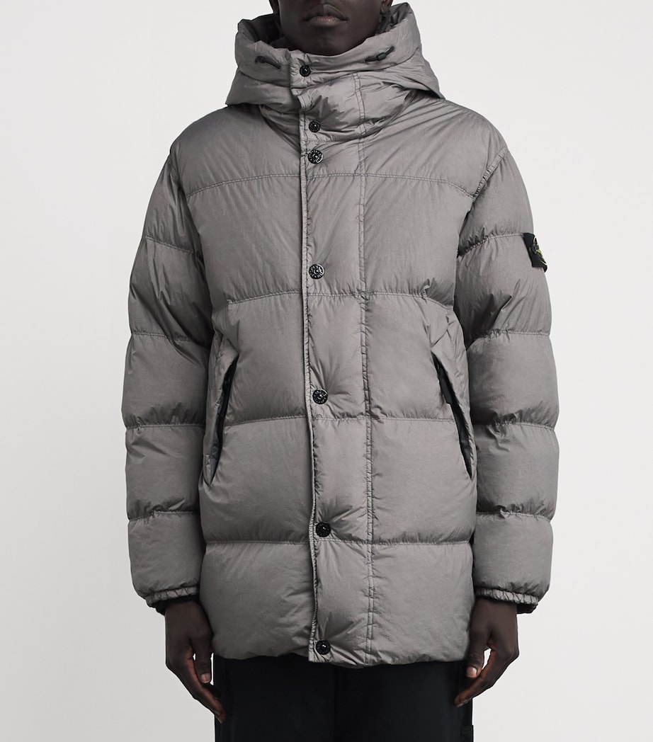 Nylon Crinkle Reps Down Parka V006B Image 3