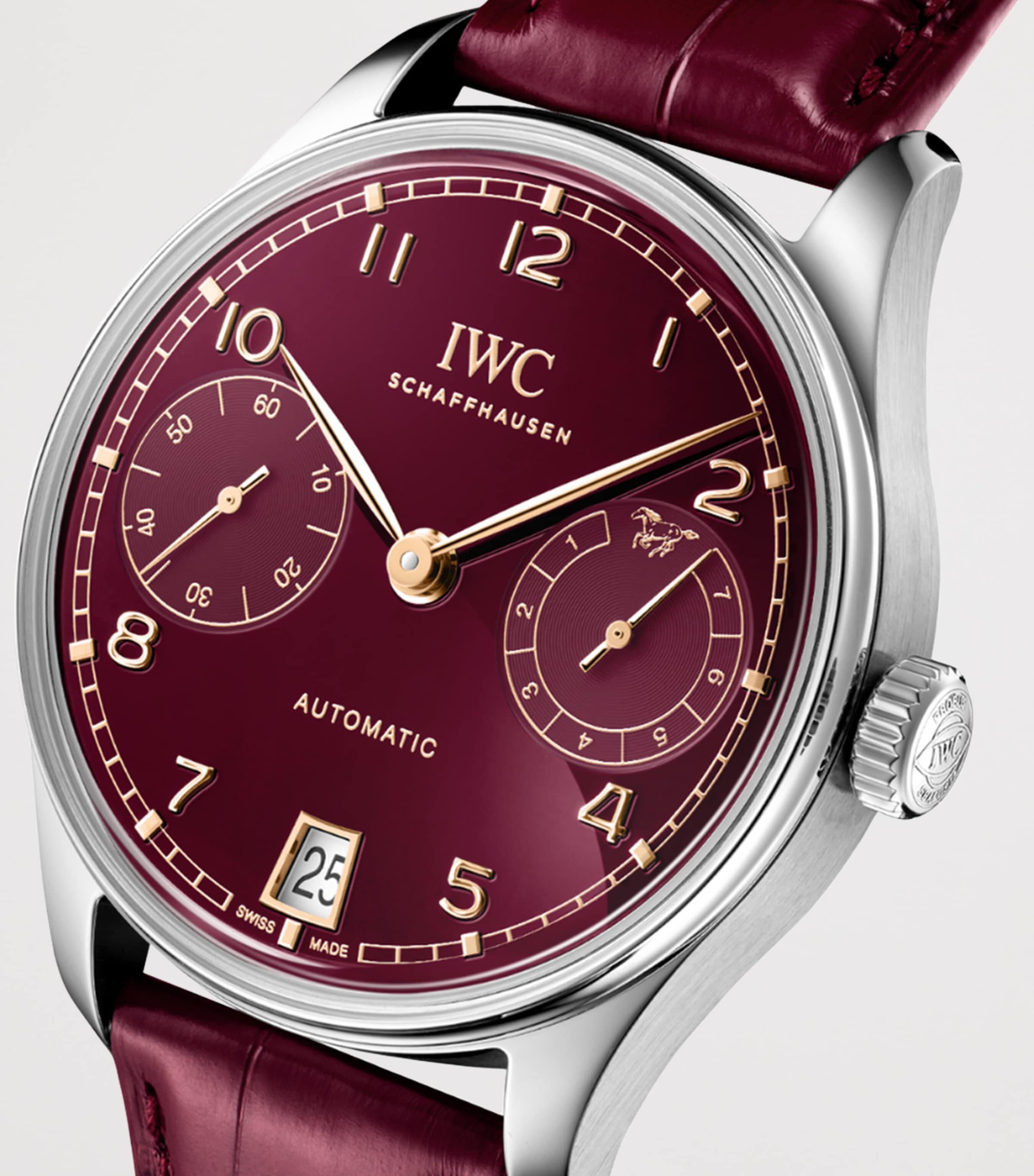 Stainless Steel Portugieser Automatic Year of the Horse Watch 42mm RED Image 2