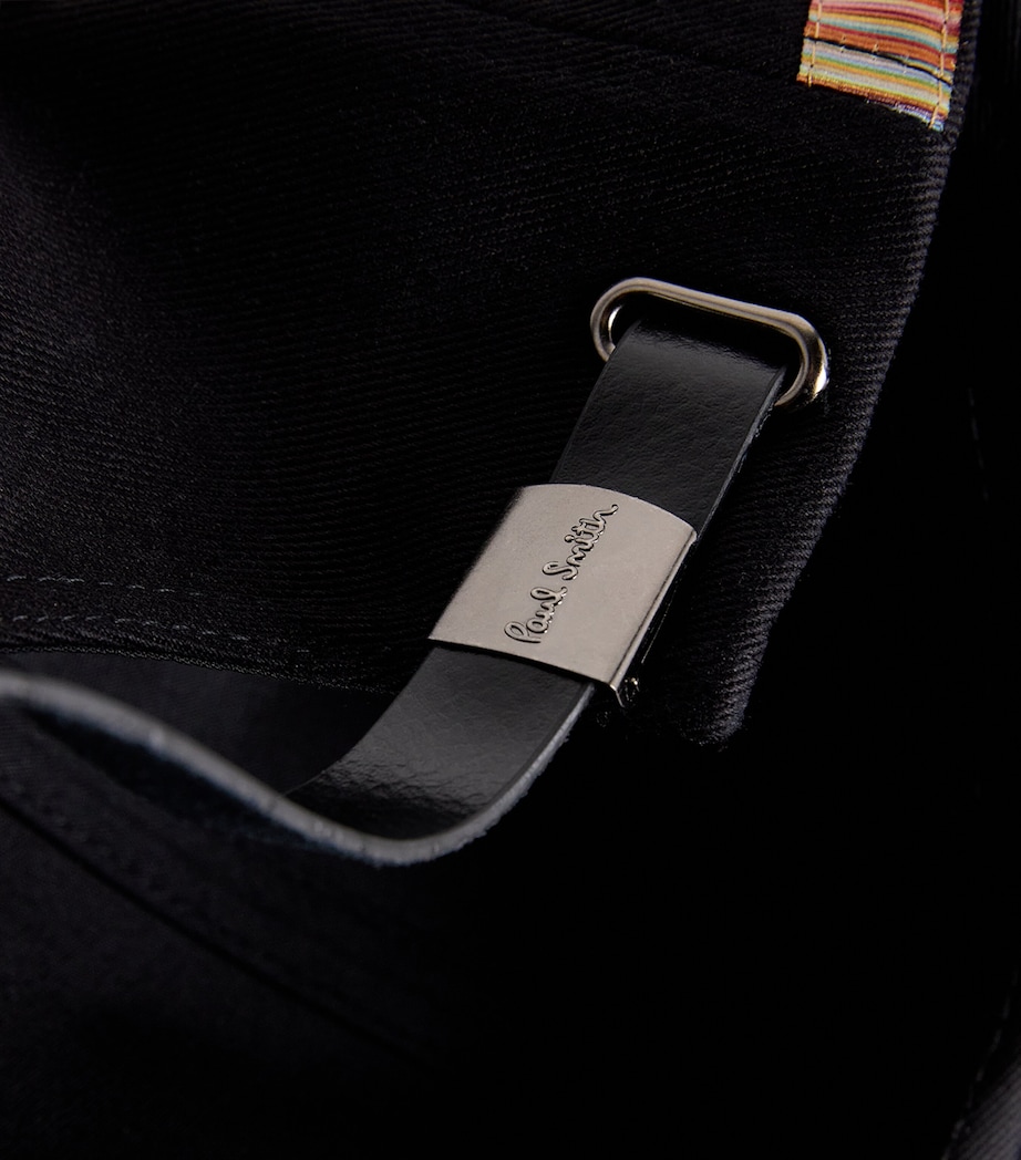 Signature Stripe Baseball Cap 79_BLACK Image 4