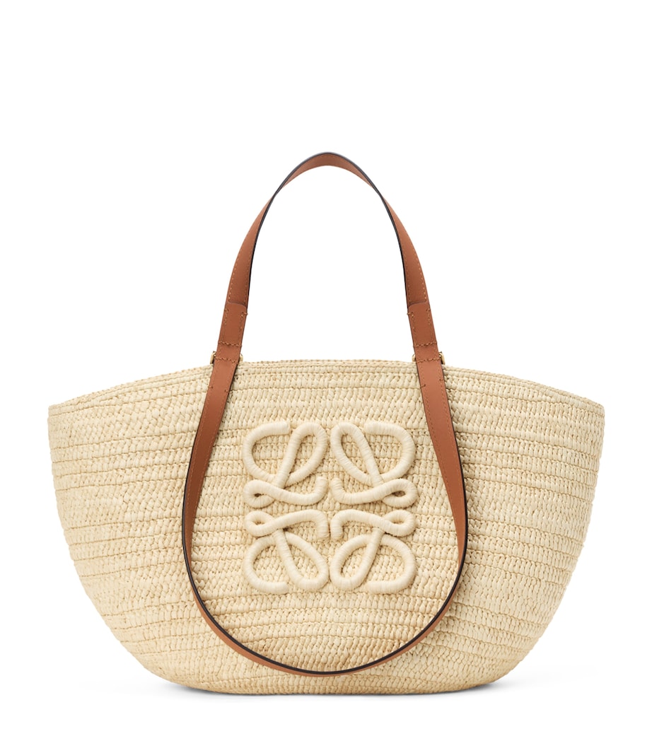 LOEWE x Paula’s Ibiza Medium Eclipse Basket Bag Natural/tan Image 1