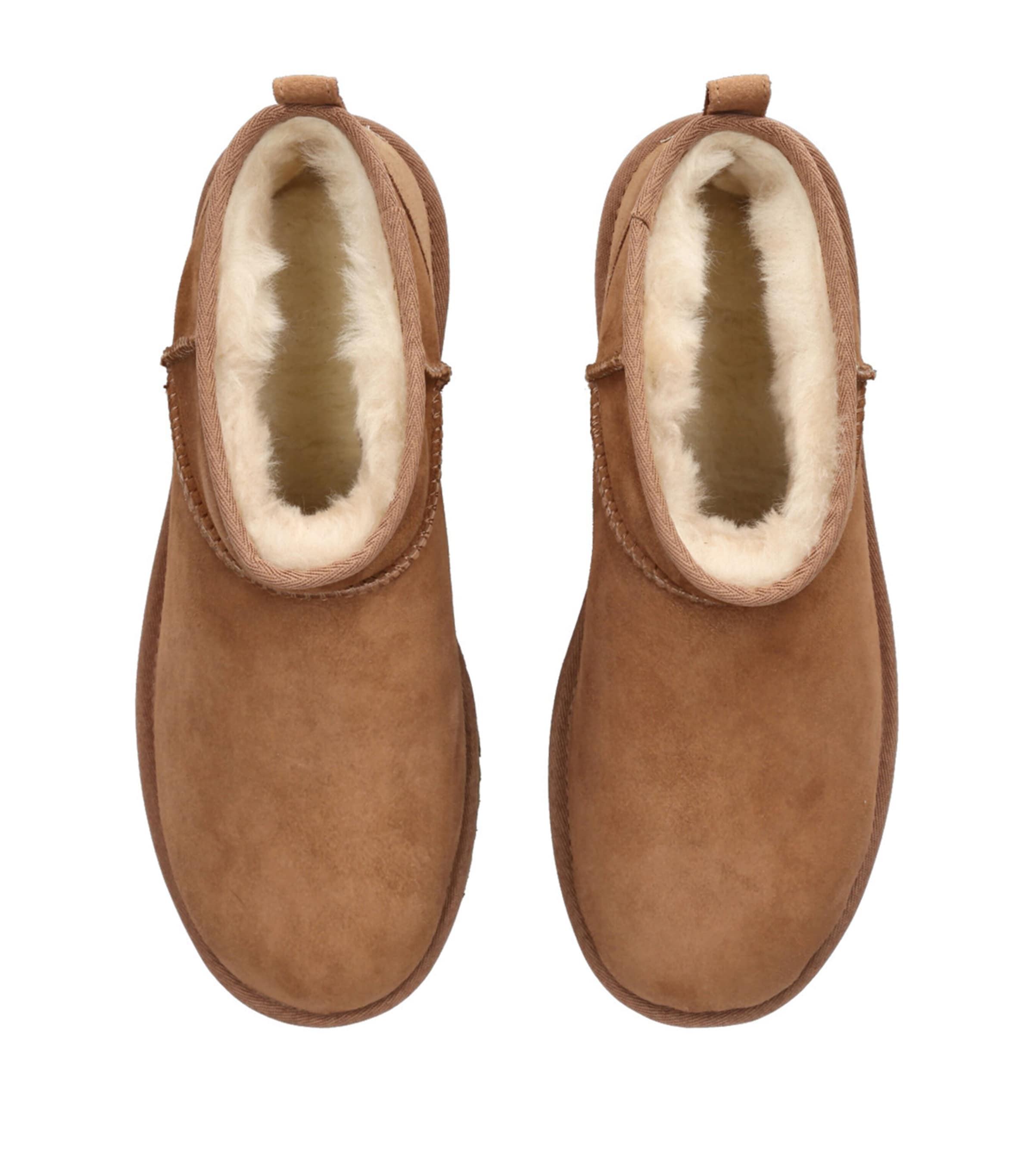 UGG Suede Classic Ultra Mini Boots Tan Image 4