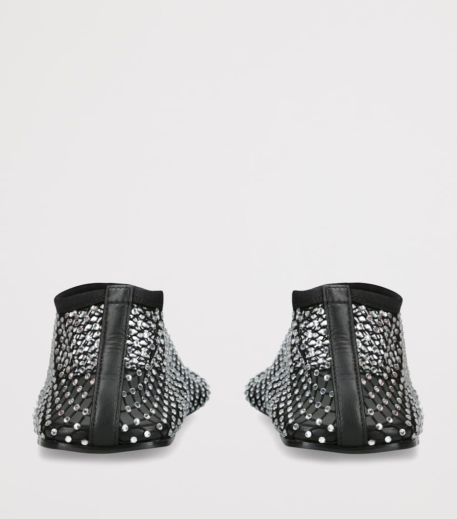 Mesh Minette Ballet Flats BLACK Image 2