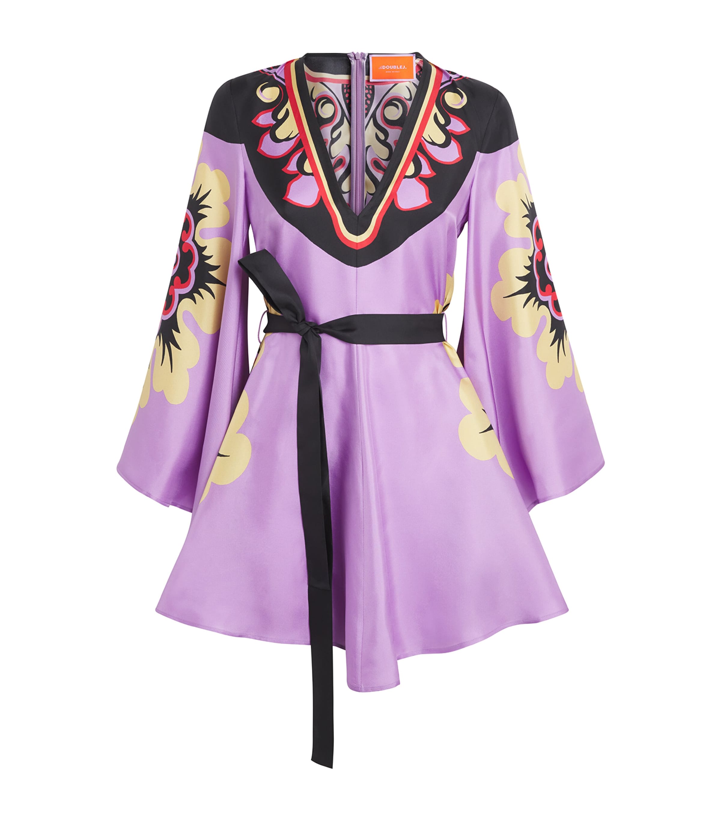 La Doublej Silk Magnifico Mini Dress