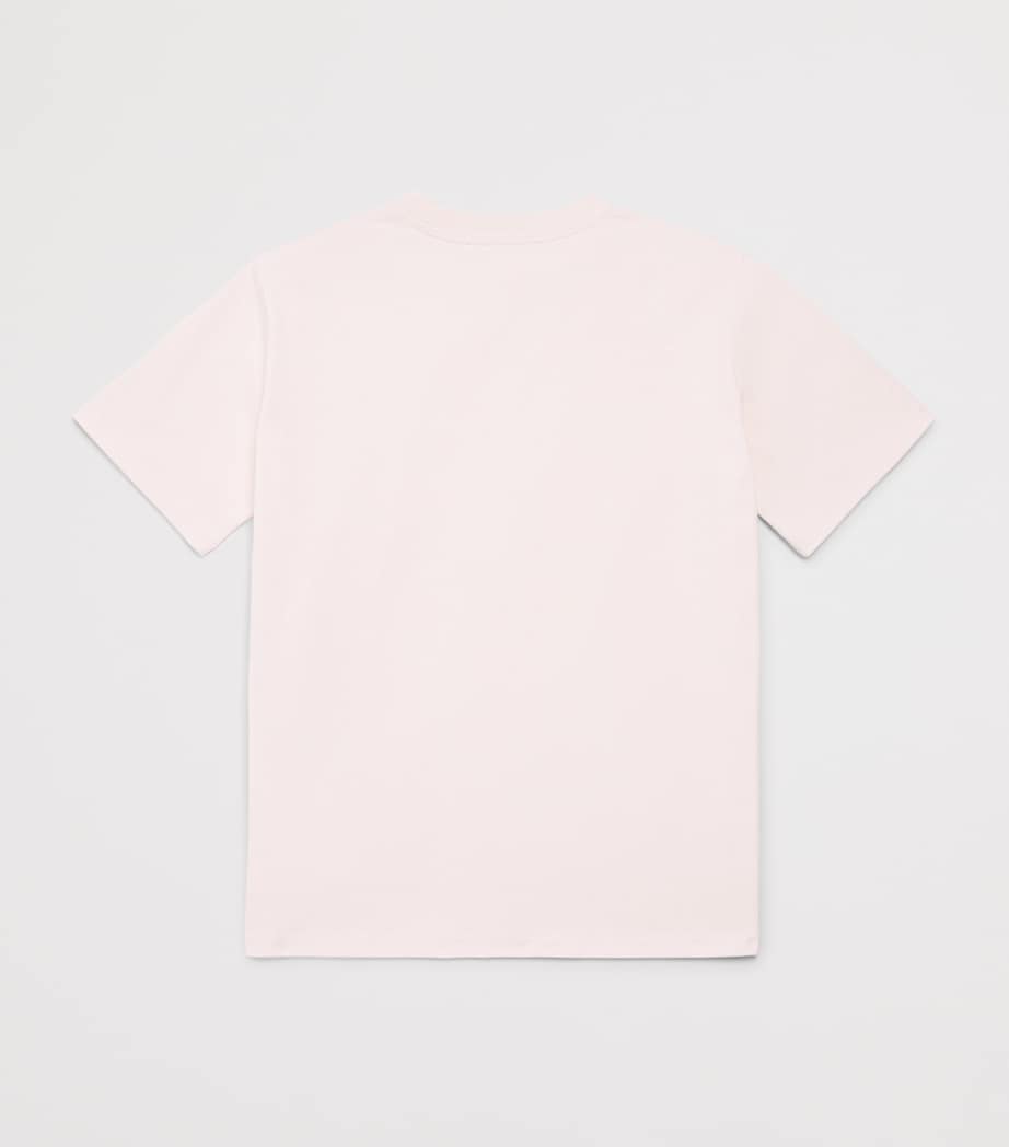 Balmain Kids Pleat-Detail T-Shirt (6-14 Years) Rosa/oro Image 2