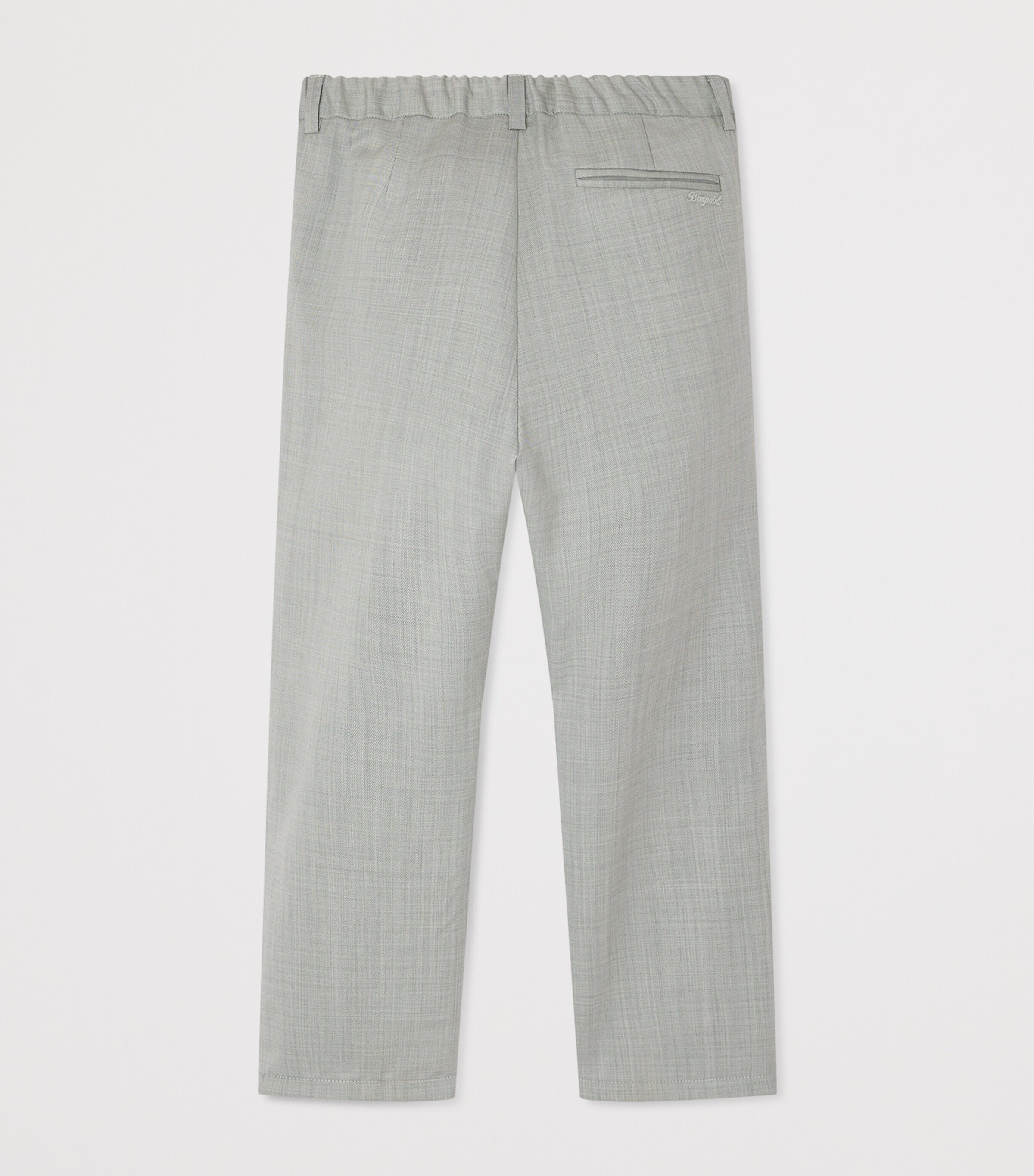 Bonpoint Wool Trousers (10-14 Years) Vert Ardoise Image 2