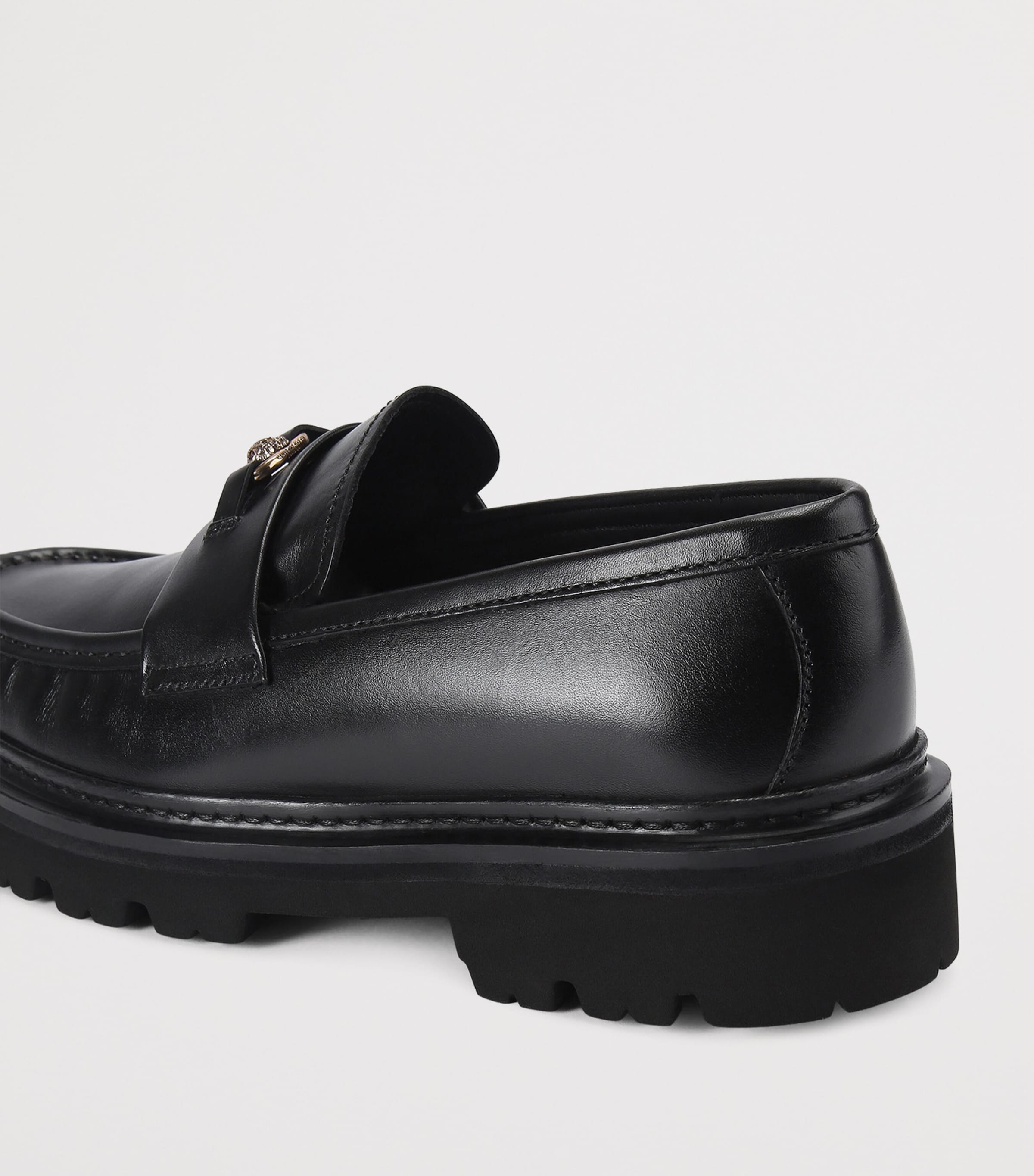 Leather Fenchurch Loafers BLACK Image 2