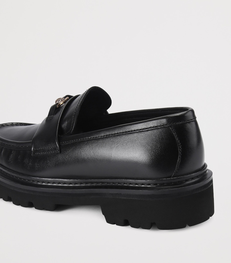 Leather Fenchurch Loafers BLACK Image 2