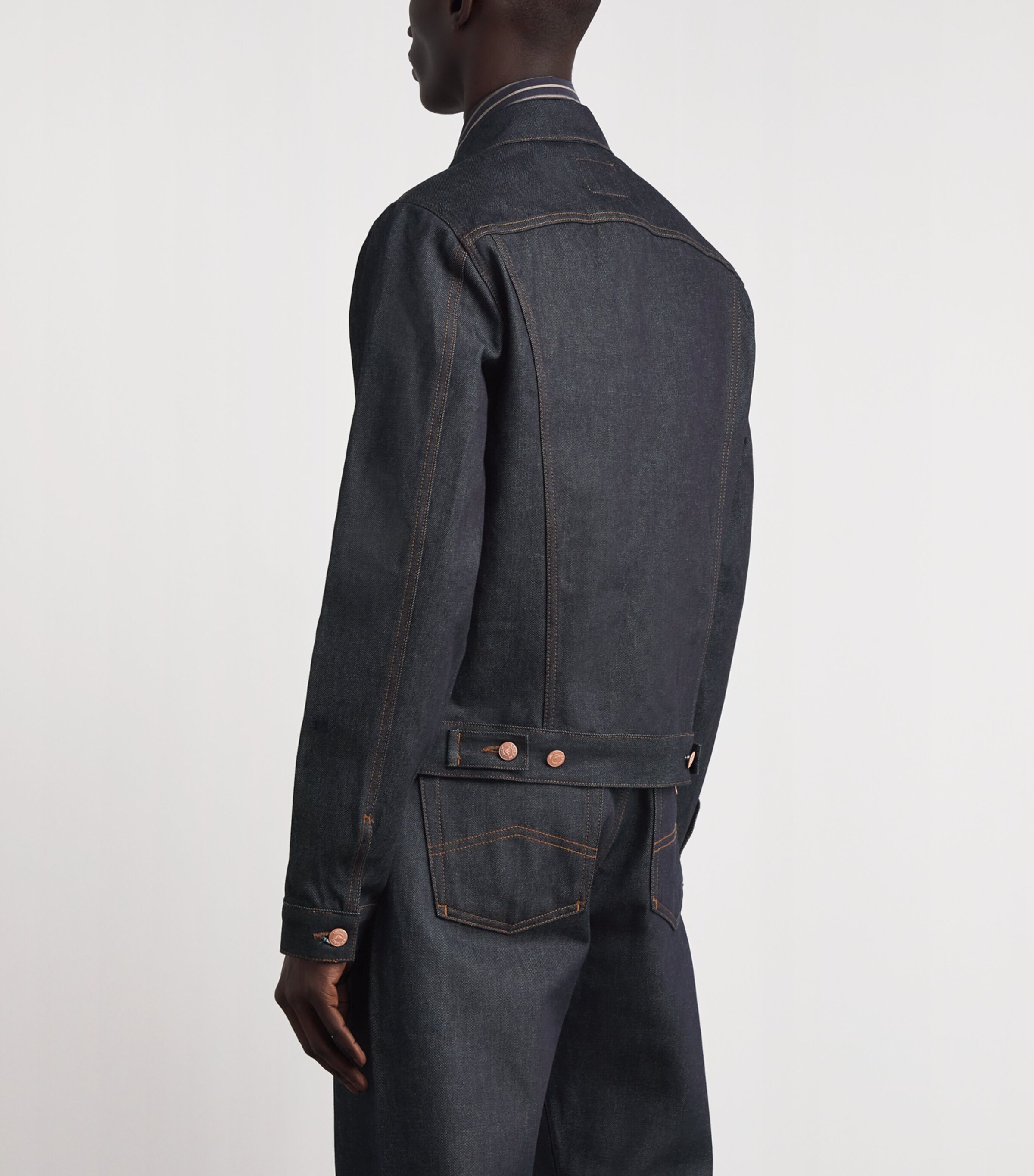 Emporio Armani Mens Blouson Denim Jacket Image 5