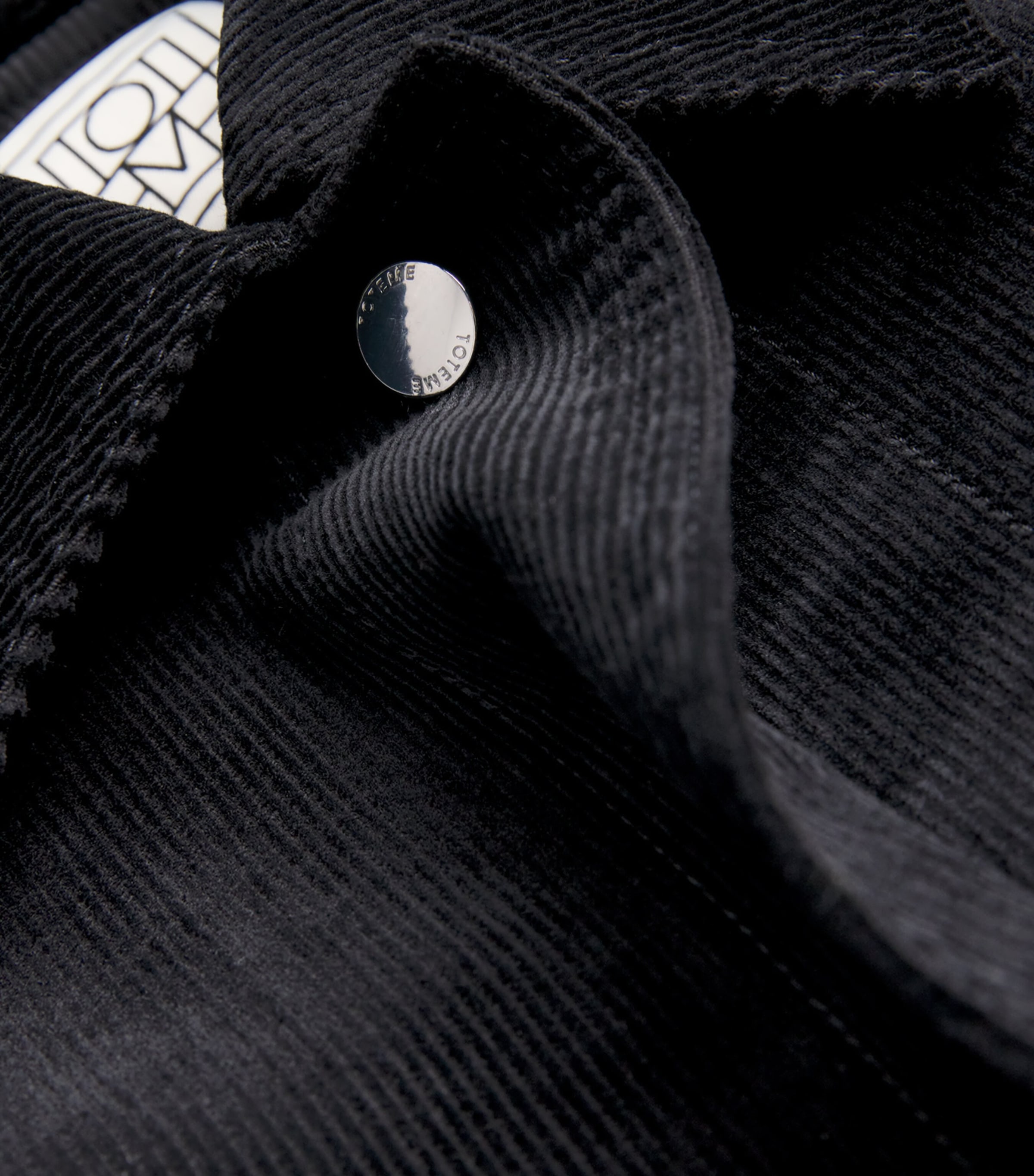 Organic Cotton Corduroy Overshirt 001 BLACK Image 5