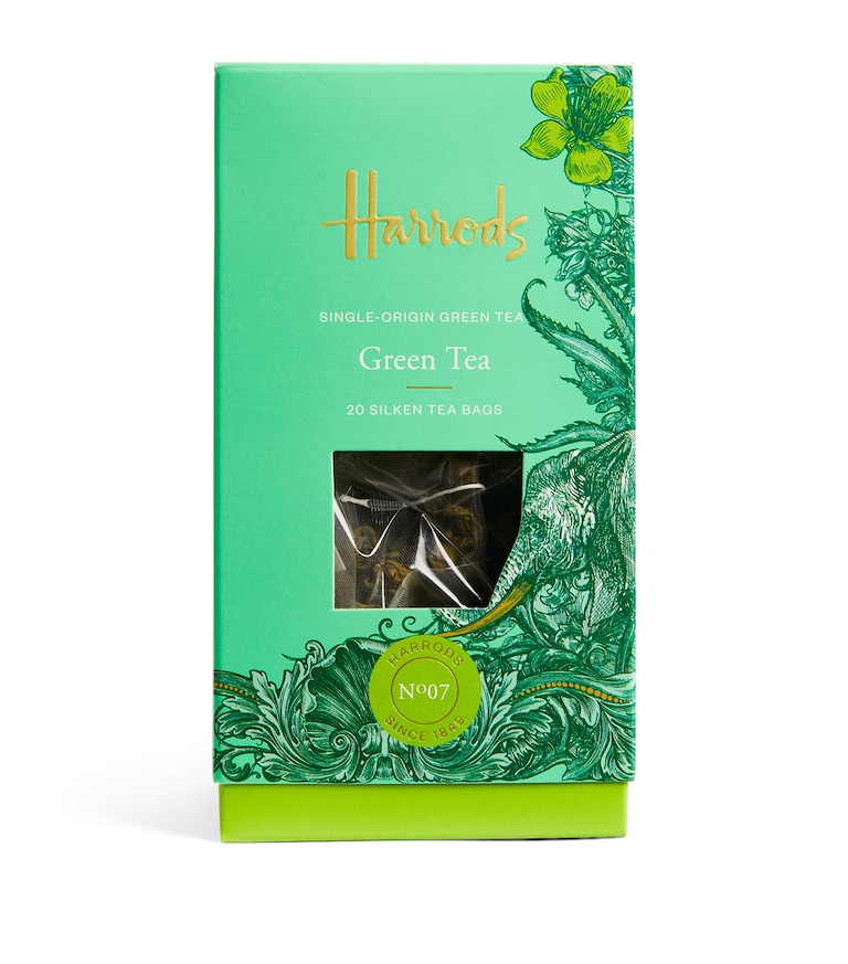 Harrods Green Tea Bags (20 Tea Bags) | Harrods UK
