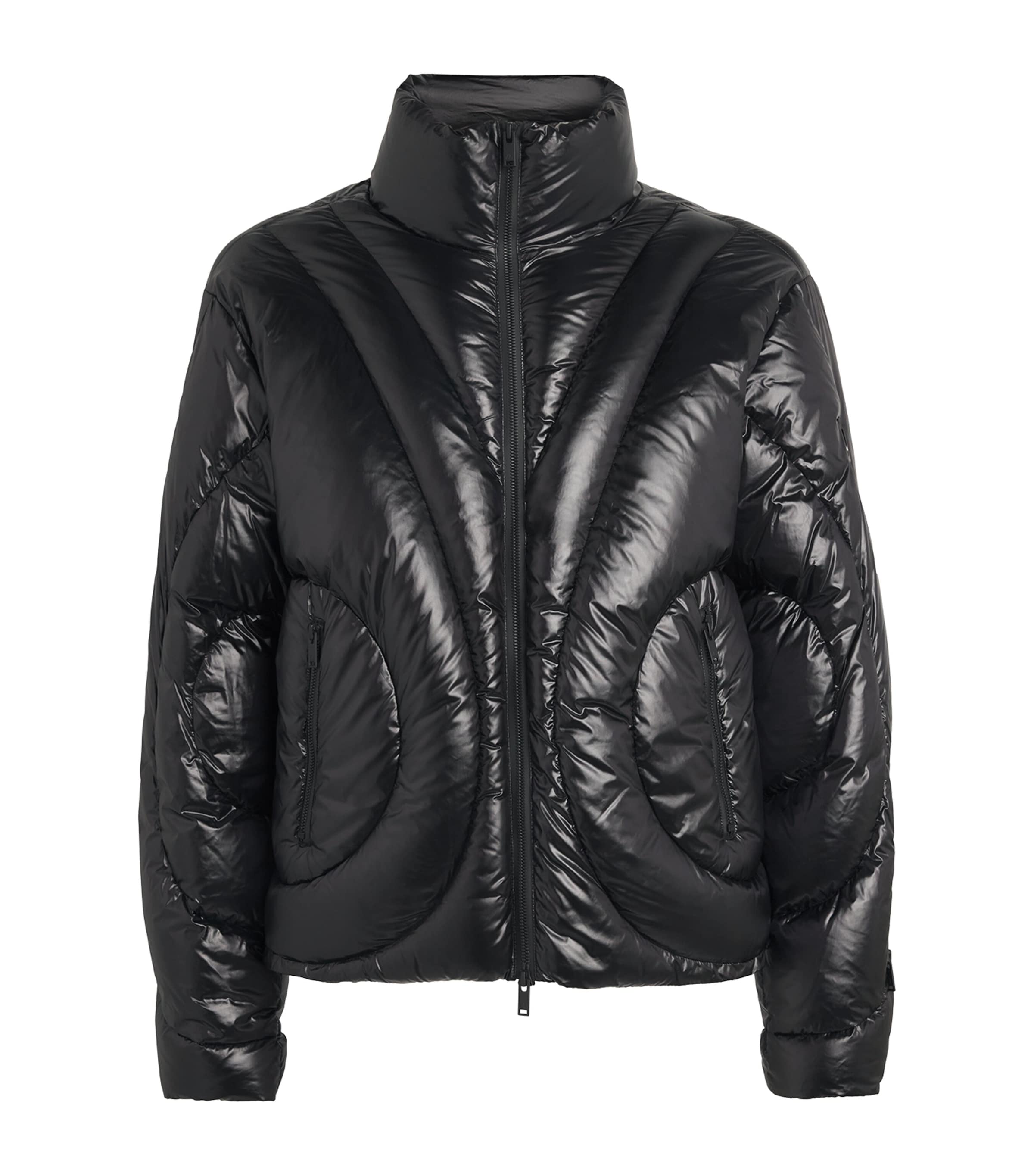 Shop Moose Knuckles Down Quilted Puffer Jacket In Black