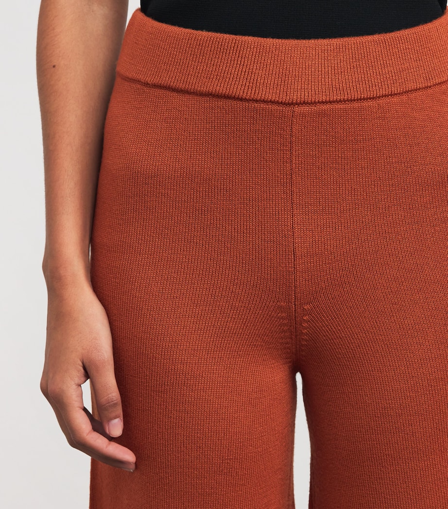 Virgin Wool Knitted Trousers 004 COPPER Image 6