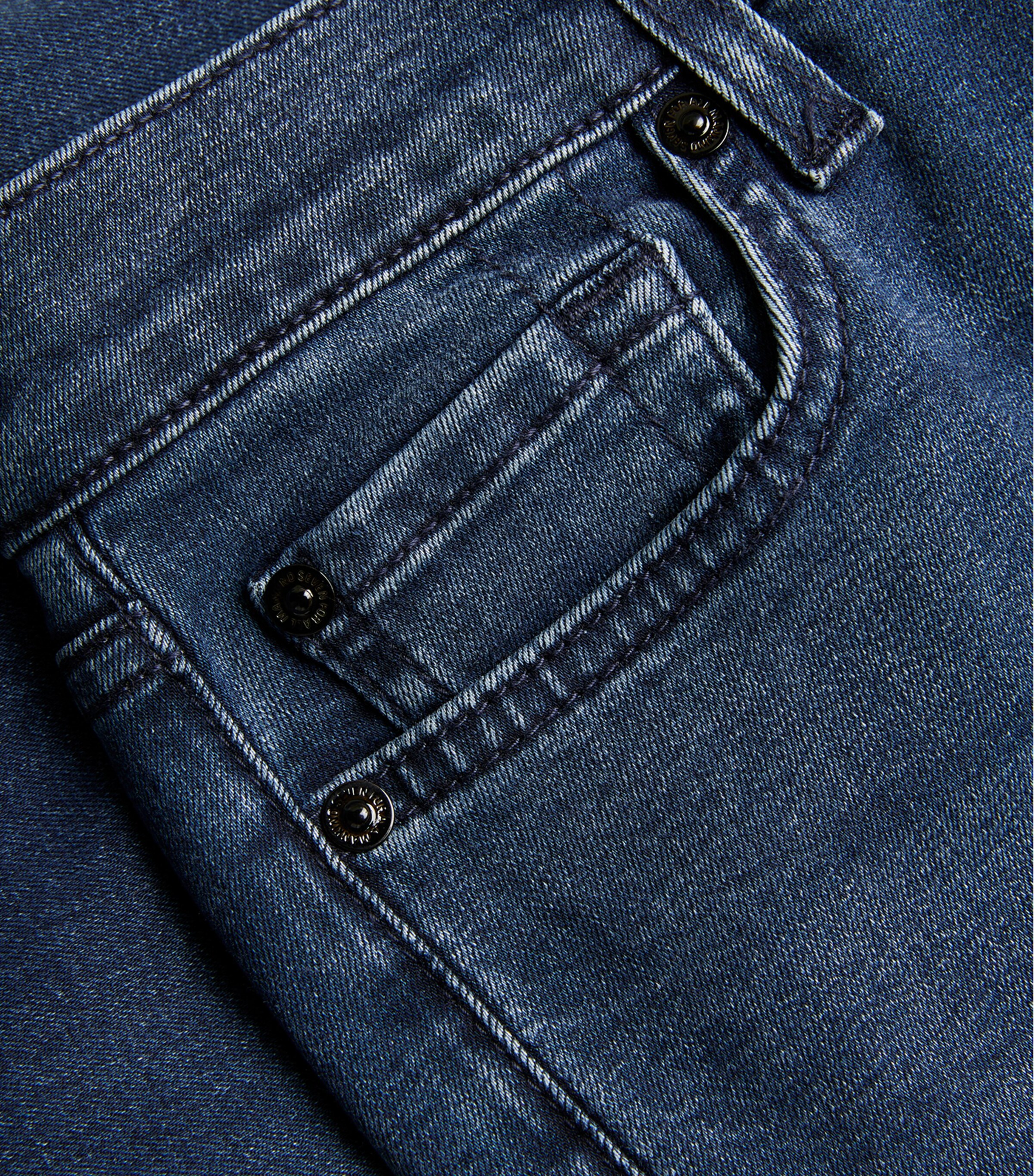 B(Air) Ankle Skinny Mid-Rise Jeans DARK BLUE Image 5