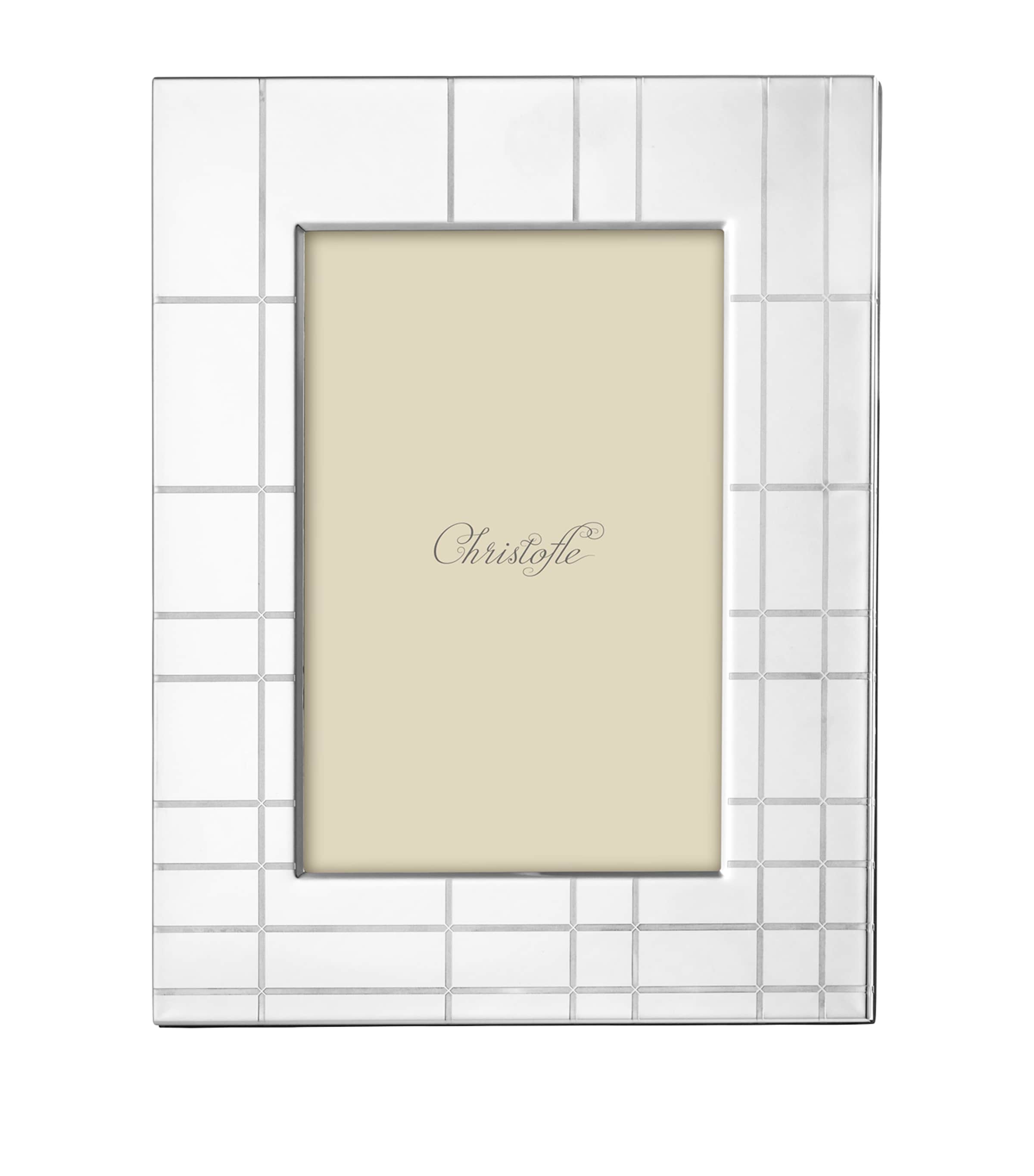 Christofle Graphik Photo Frame (10” x 15”) Silver Image 1