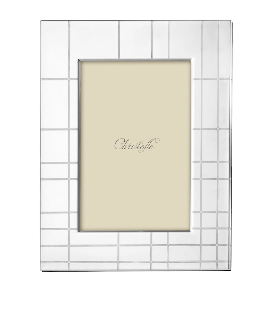 Christofle Graphik Photo Frame (10” x 15”) Silver Image 1